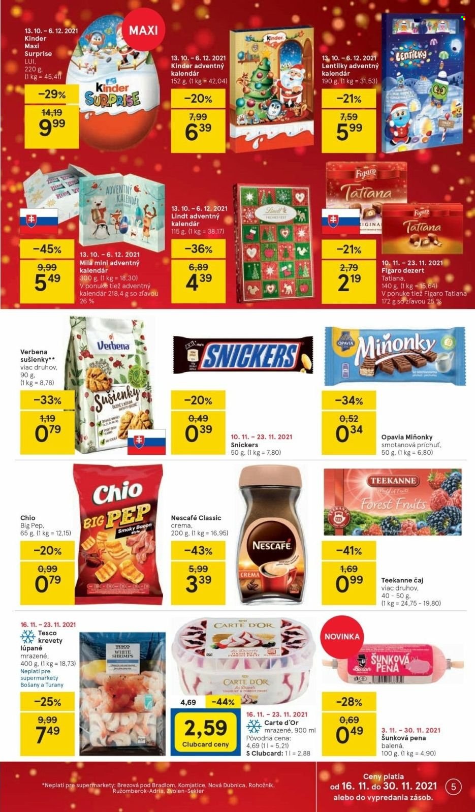 Leták TESCO supermarket - 16.11.2021 - 23.11.2021. Strana 5
