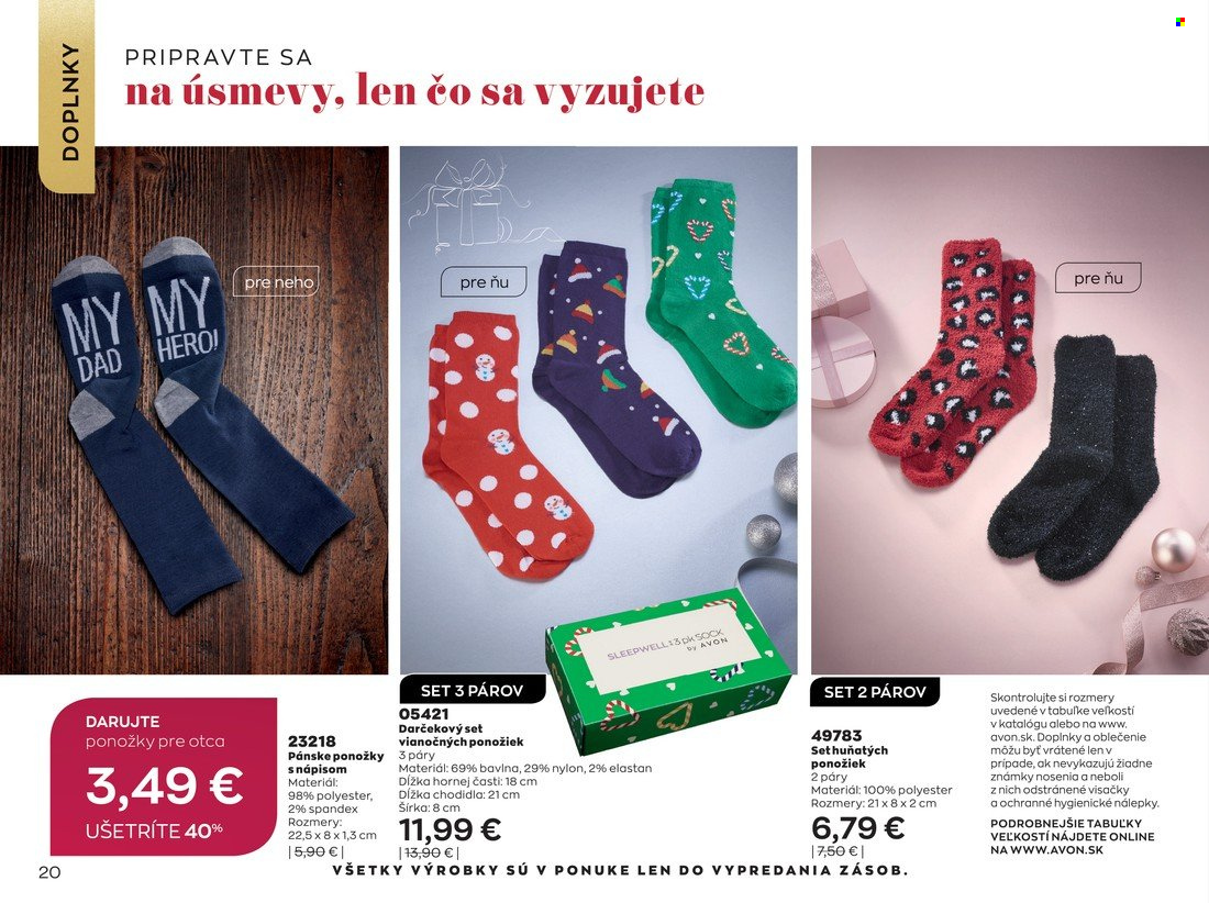 Leták Avon - 1.11.2021 - 30.11.2021. Strana 20