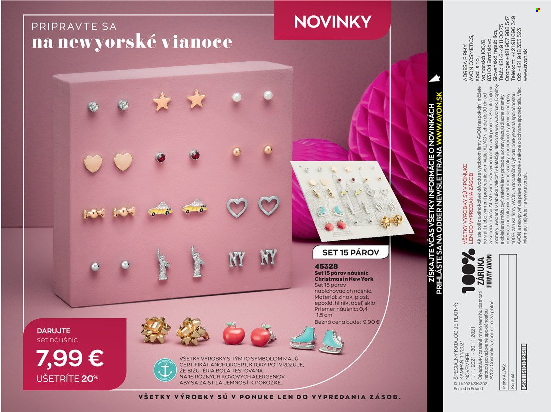 Leták Avon - 1.11.2021 - 30.11.2021. Strana 27