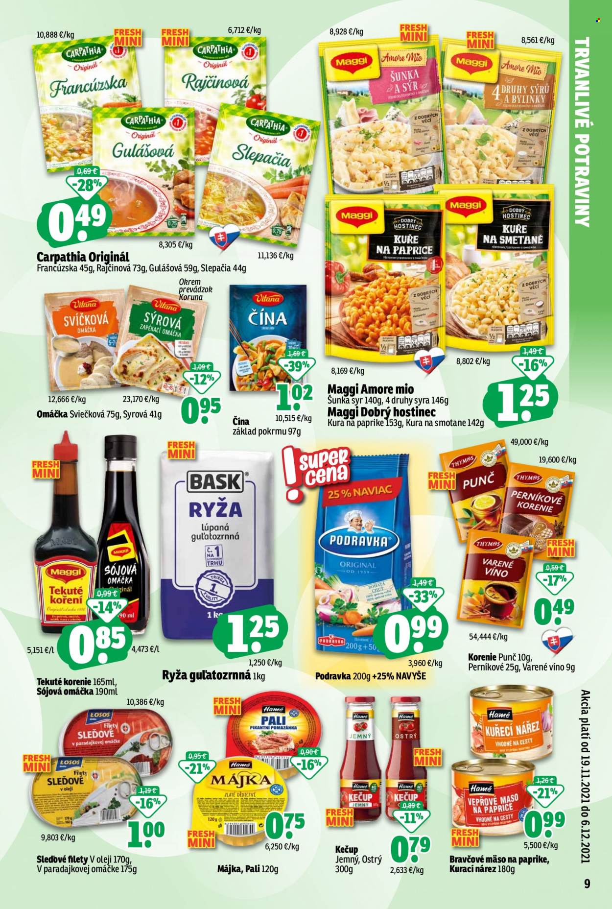 Leták FRESH - 19.11.2021 - 6.12.2021. Strana 9