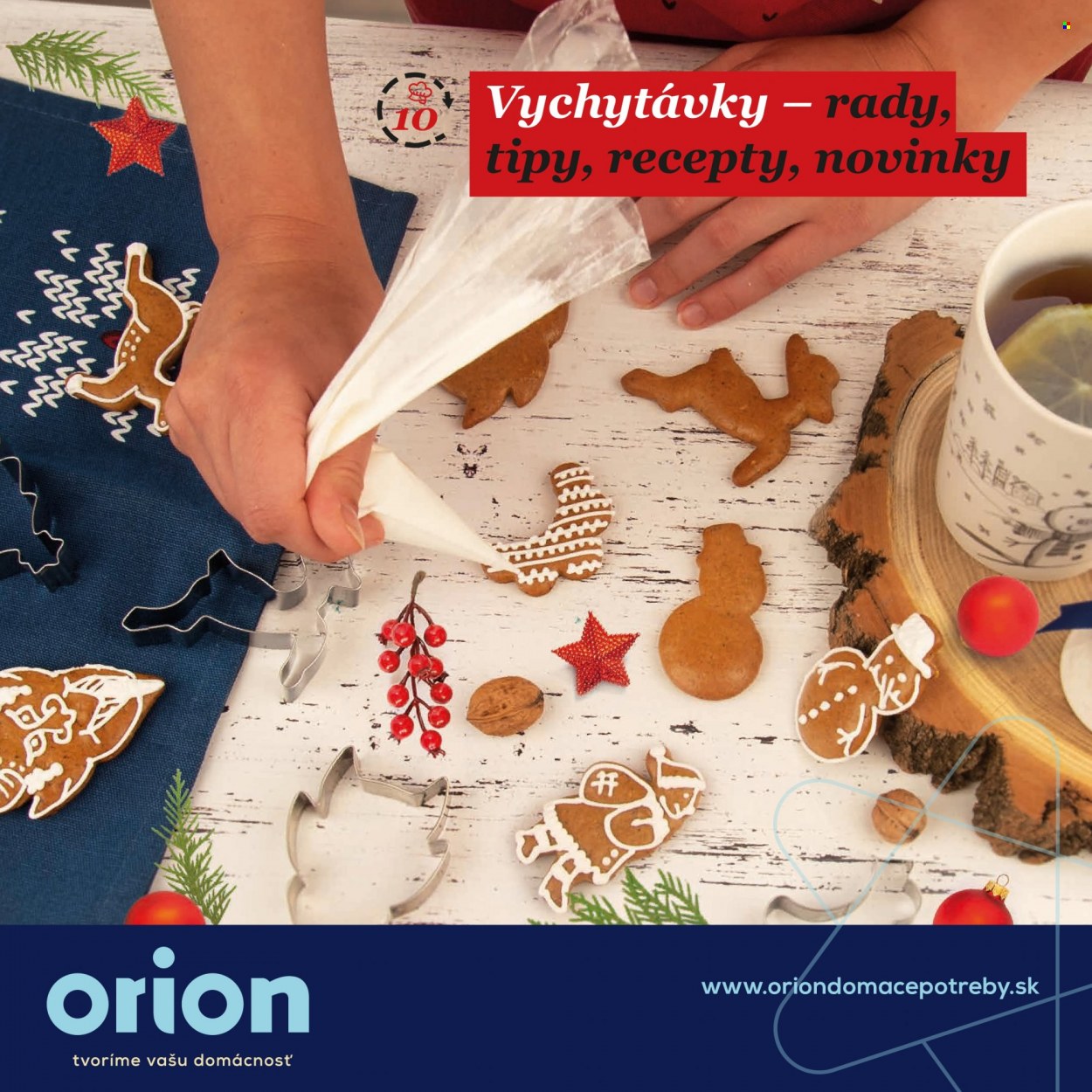 Leták Orion. Strana 1