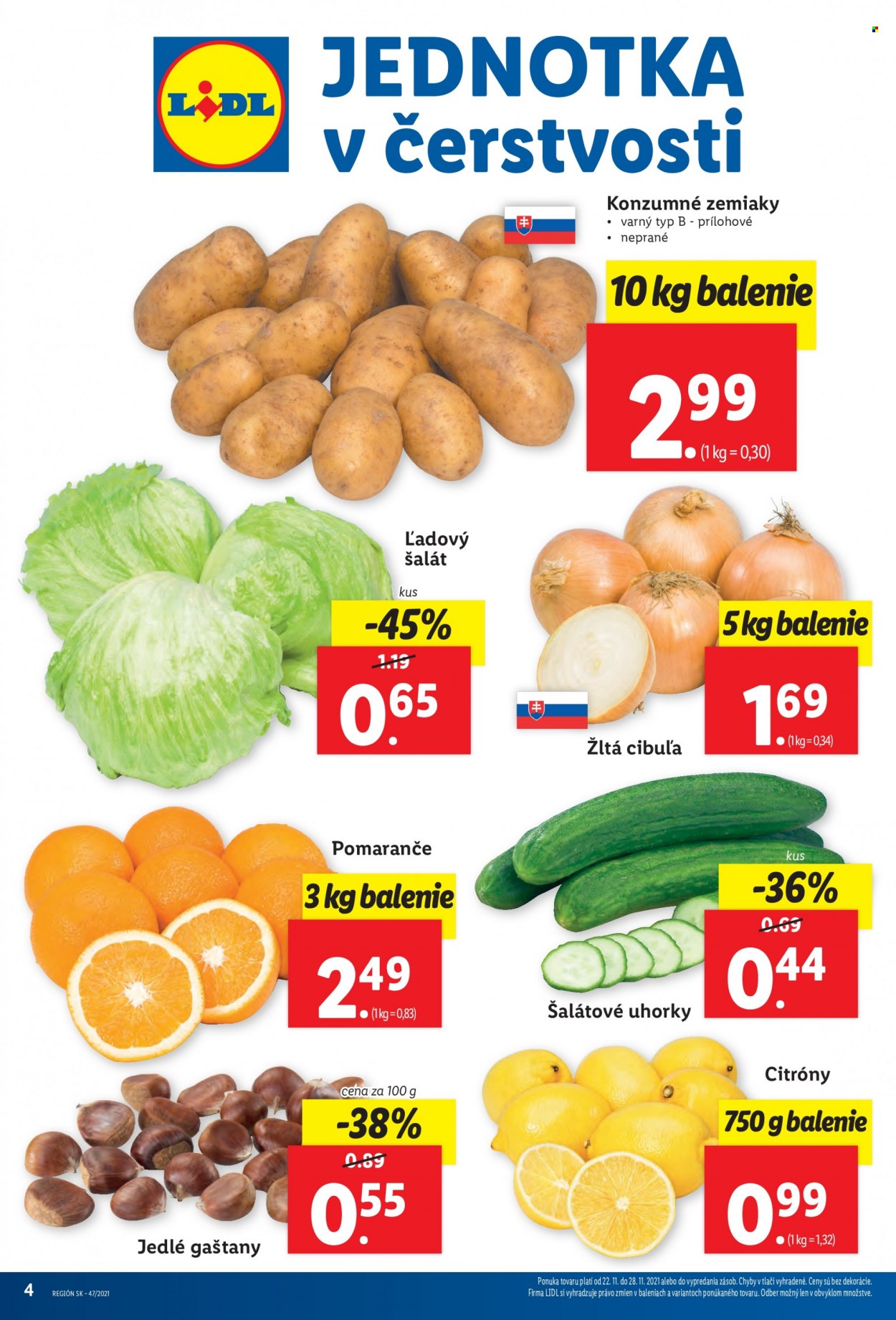 Leták Lidl - 22.11.2021 - 28.11.2021. Strana 4