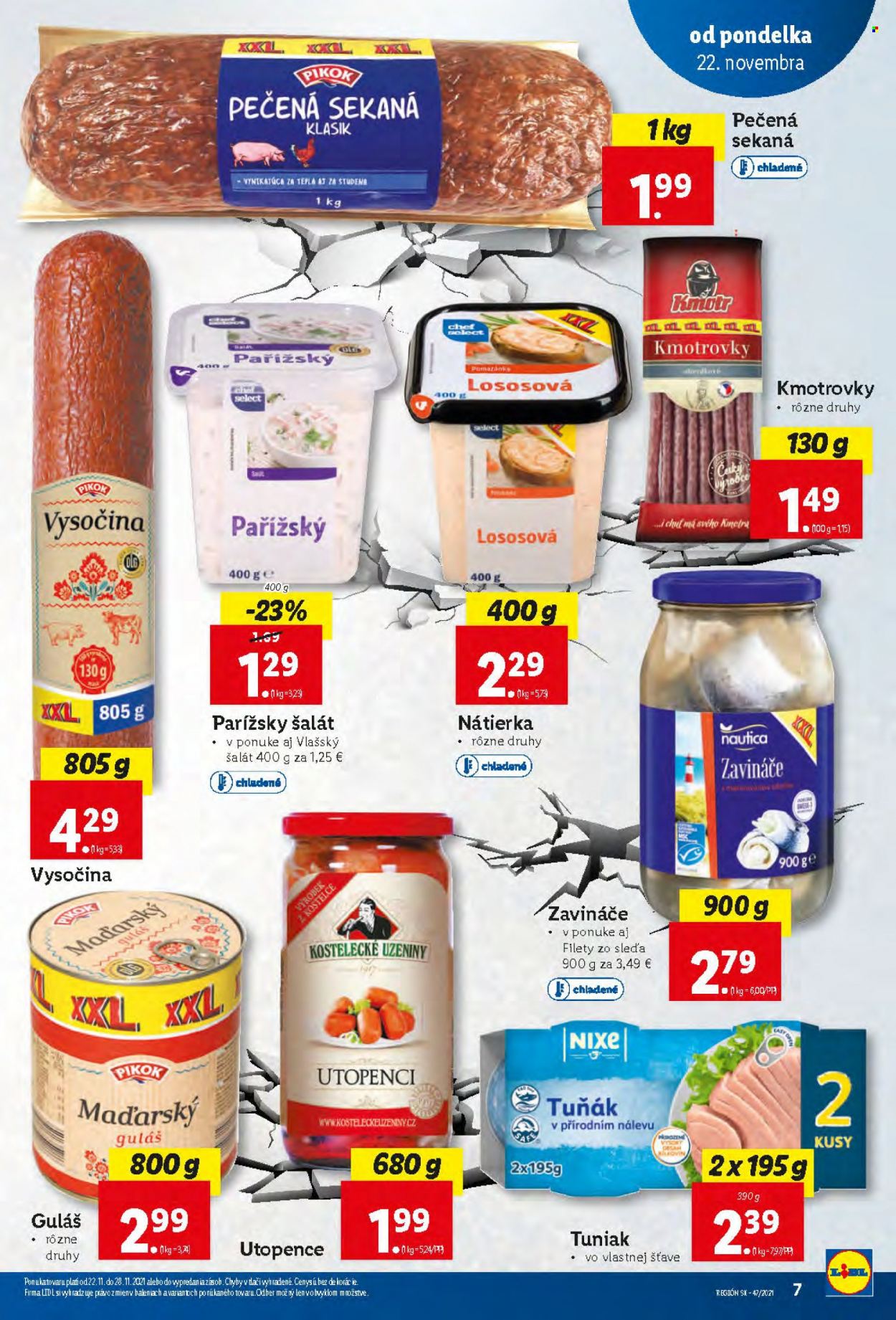 Leták Lidl - 22.11.2021 - 28.11.2021. Strana 7