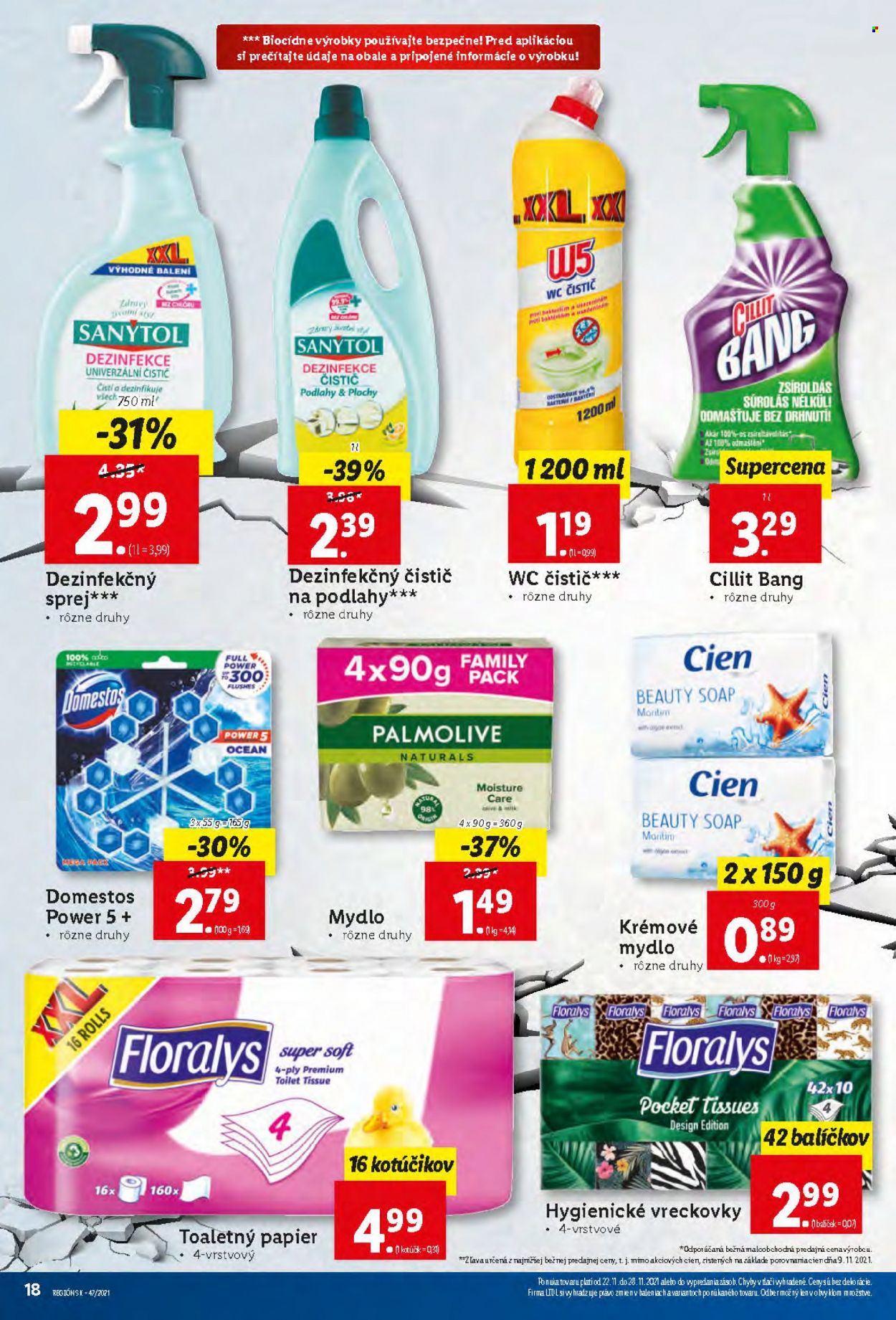 Leták Lidl - 22.11.2021 - 28.11.2021. Strana 18