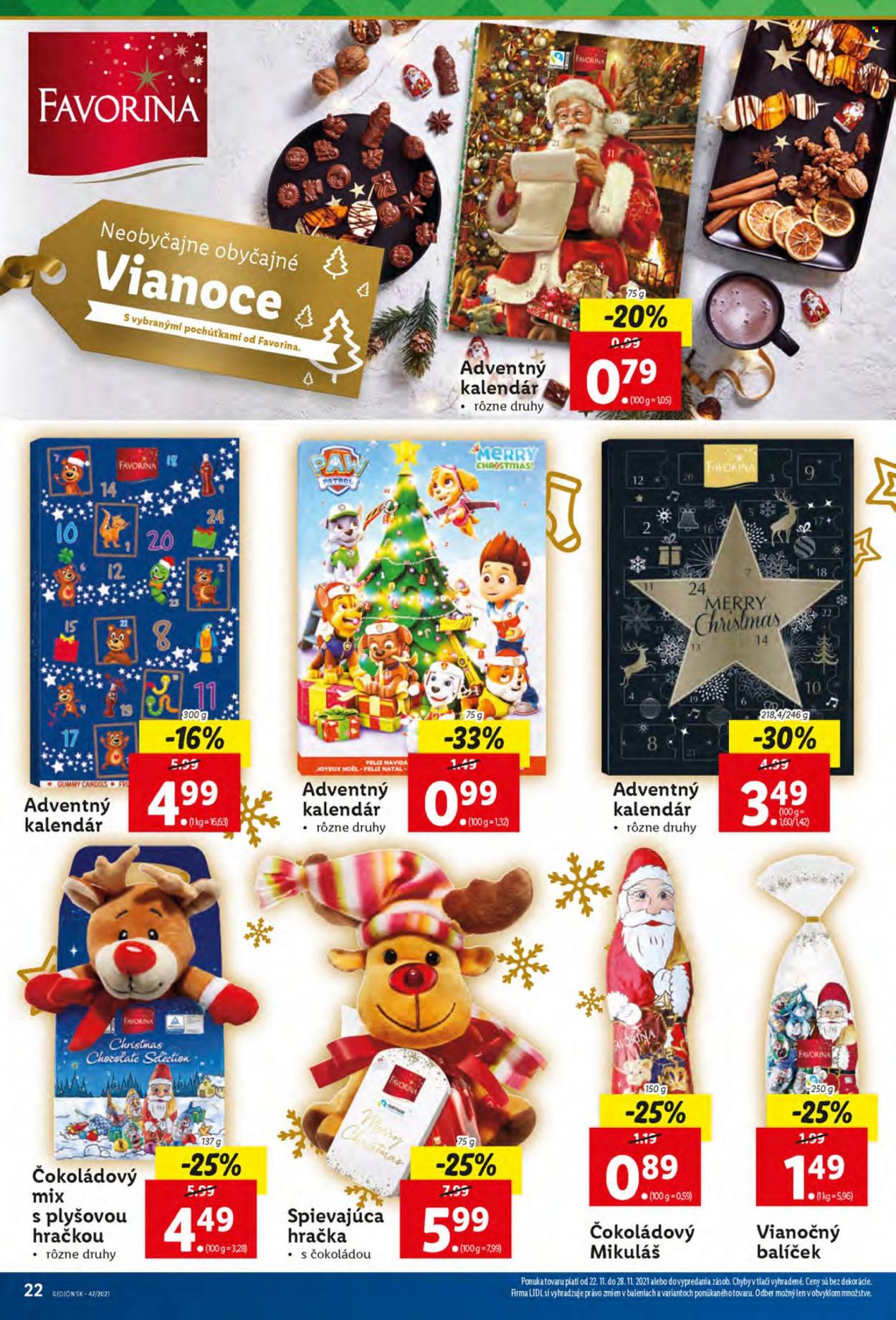Leták Lidl - 22.11.2021 - 28.11.2021. Strana 22