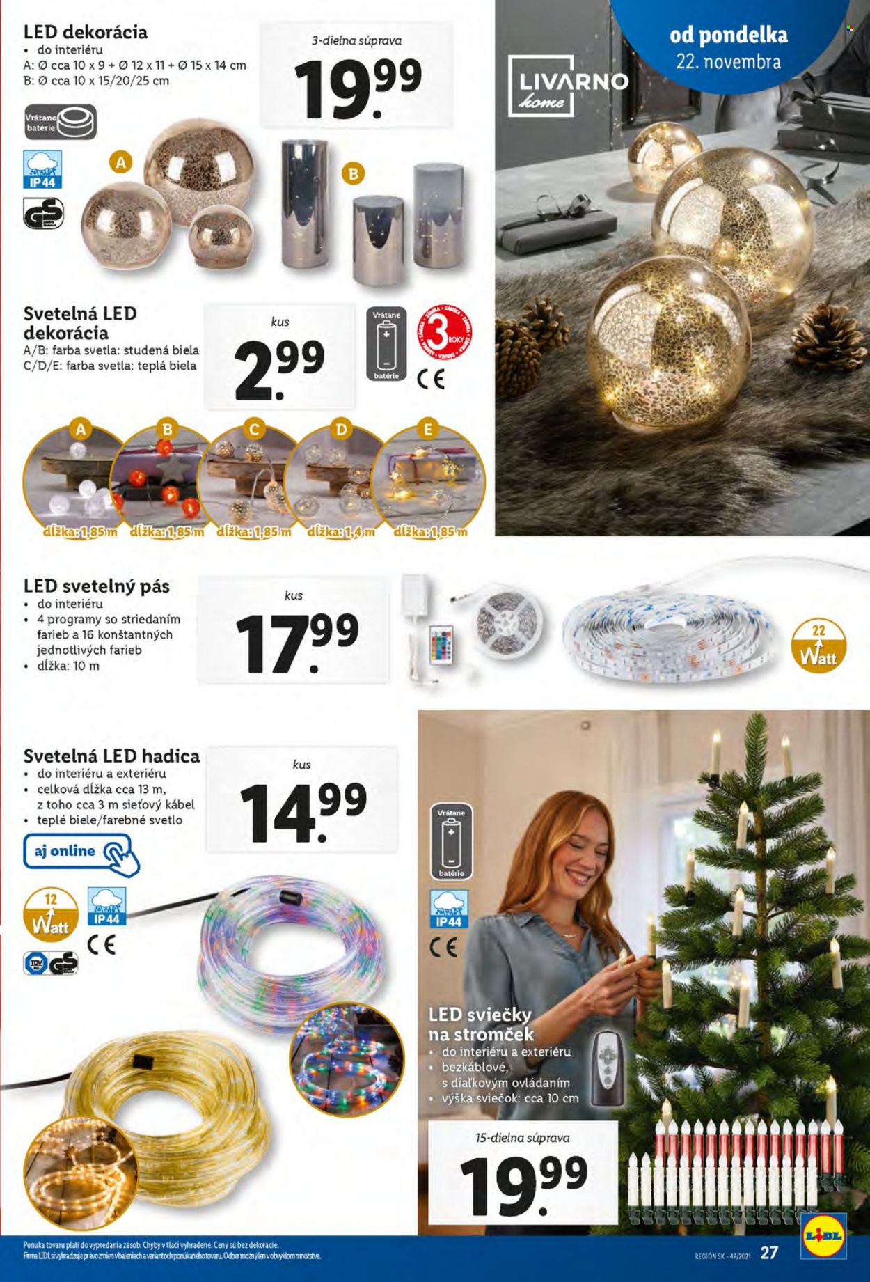 Leták Lidl - 22.11.2021 - 28.11.2021. Strana 27