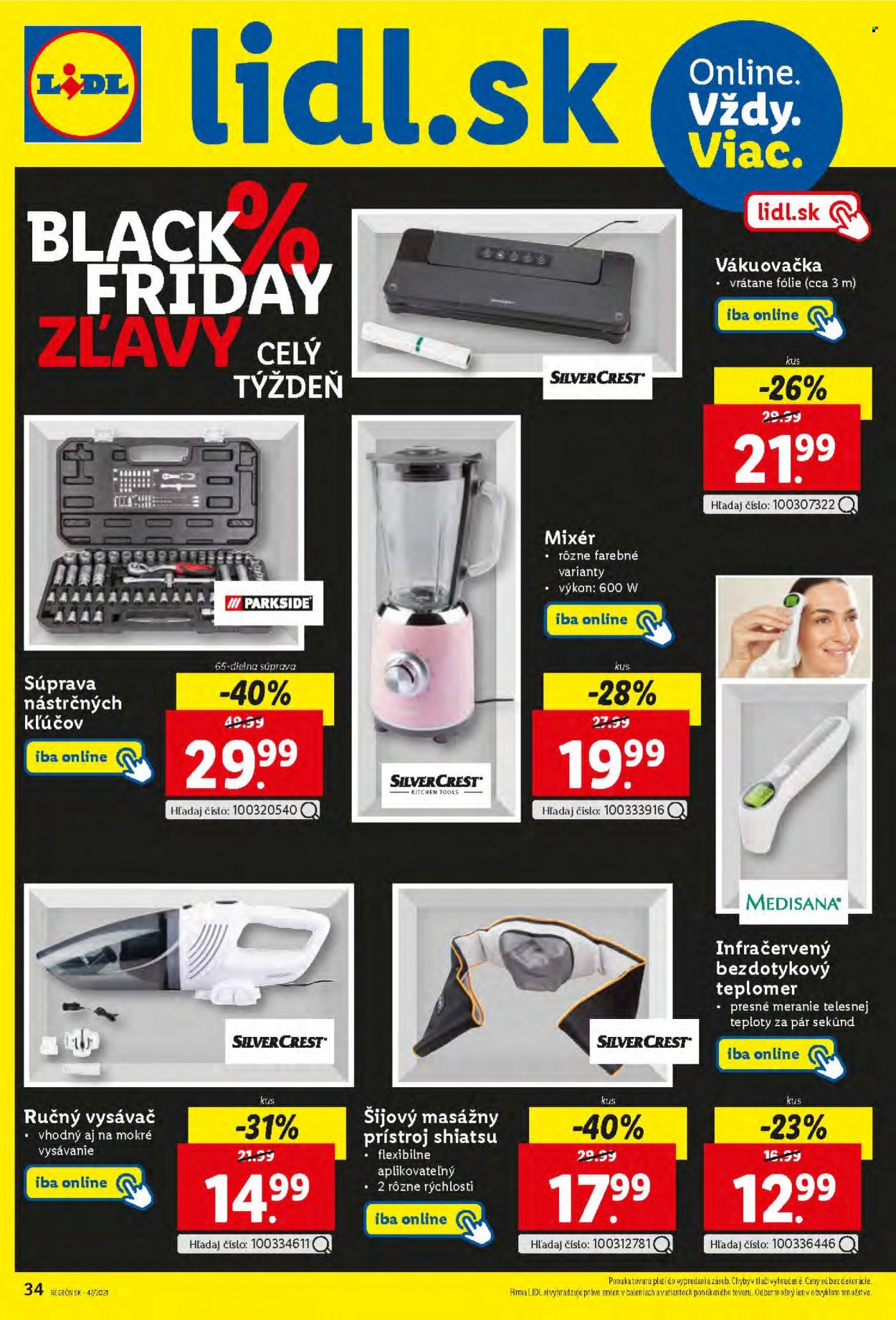Leták Lidl - 22.11.2021 - 28.11.2021. Strana 34