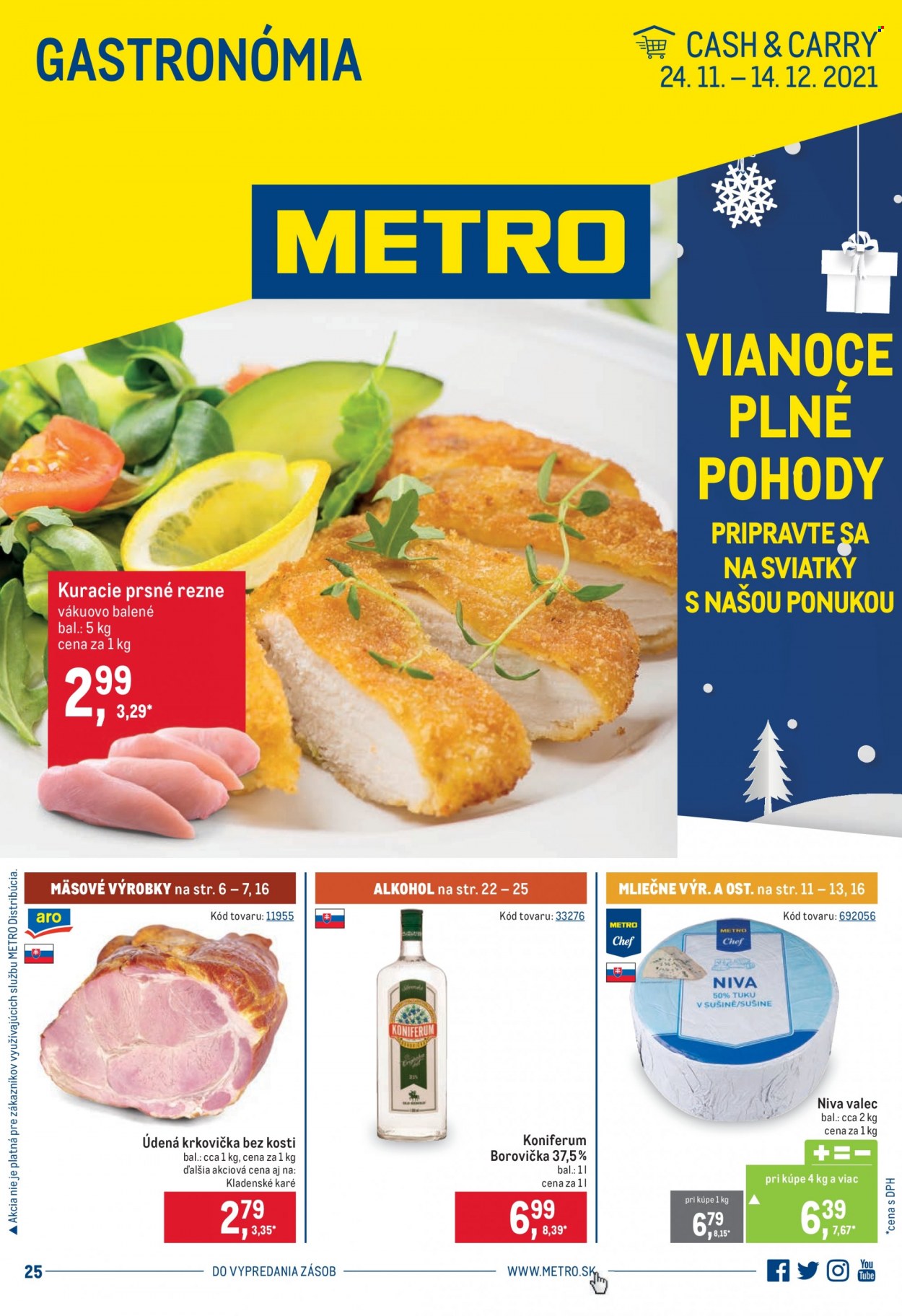 Leták Metro - 24.11.2021 - 14.12.2021. Strana 1