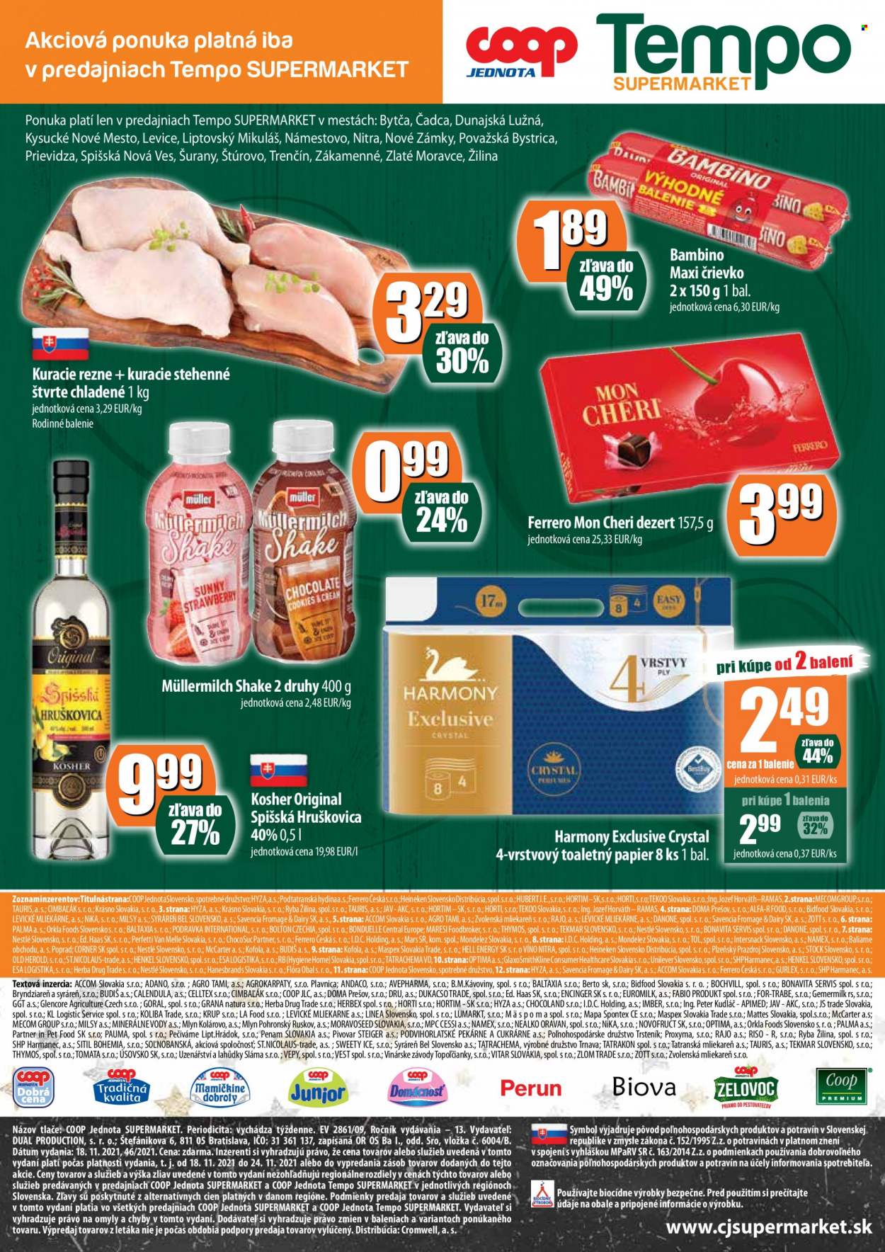 Leták COOP Jednota - 18.11.2021 - 24.11.2021. Strana 12