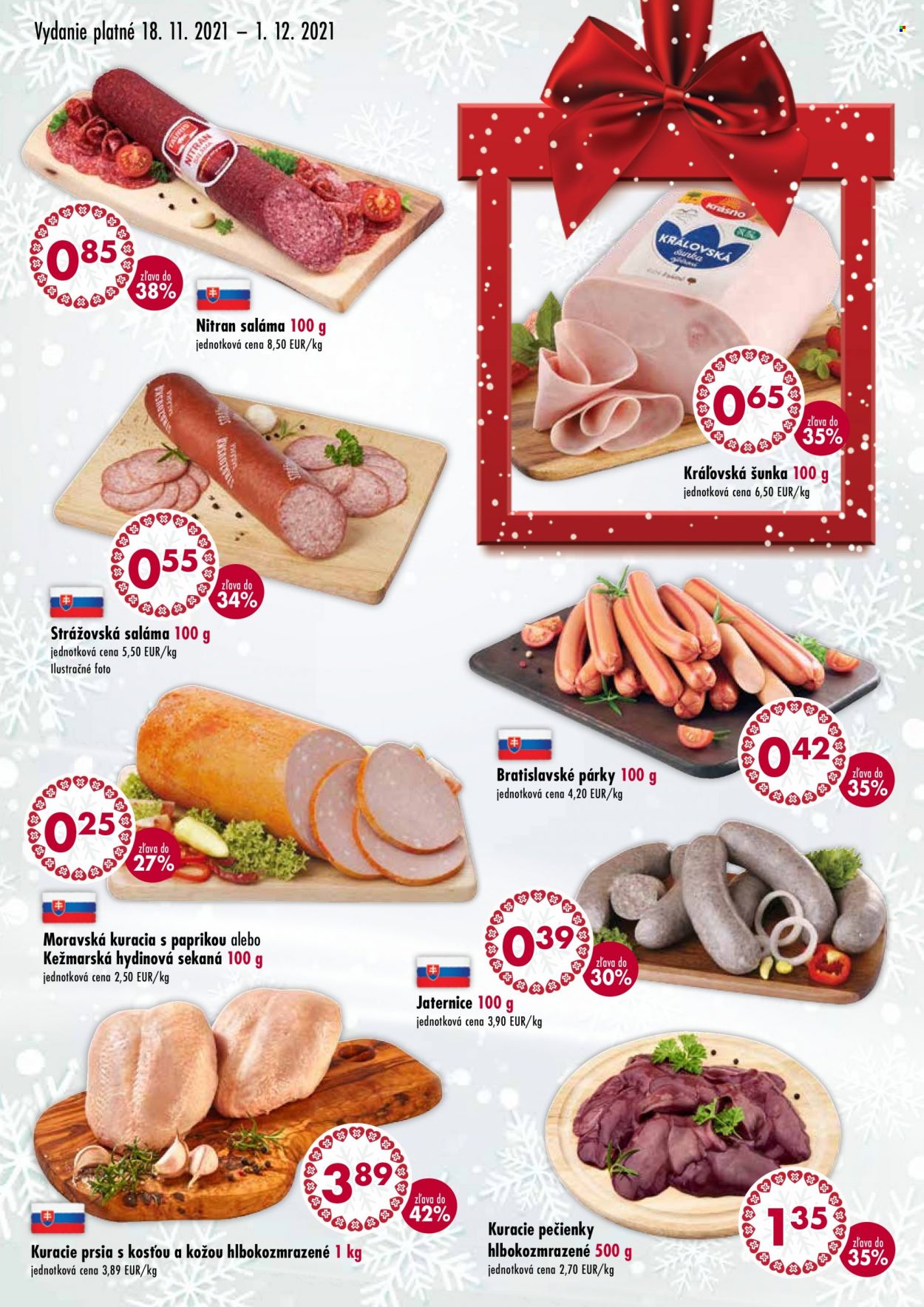 Leták COOP Jednota - 18.11.2021 - 1.12.2021. Strana 2