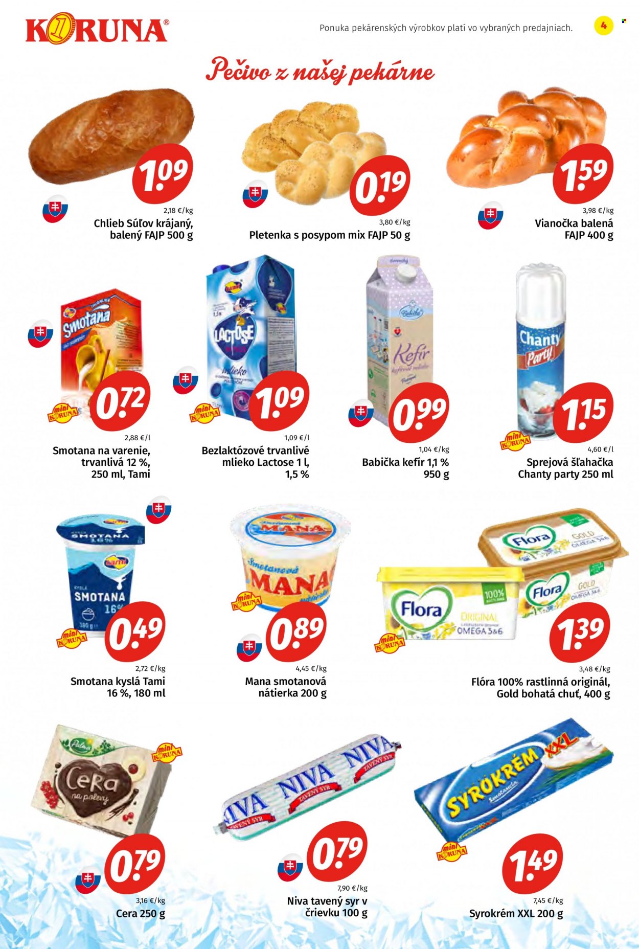Leták Potraviny KORUNA - 19.11.2021 - 8.12.2021. Strana 4