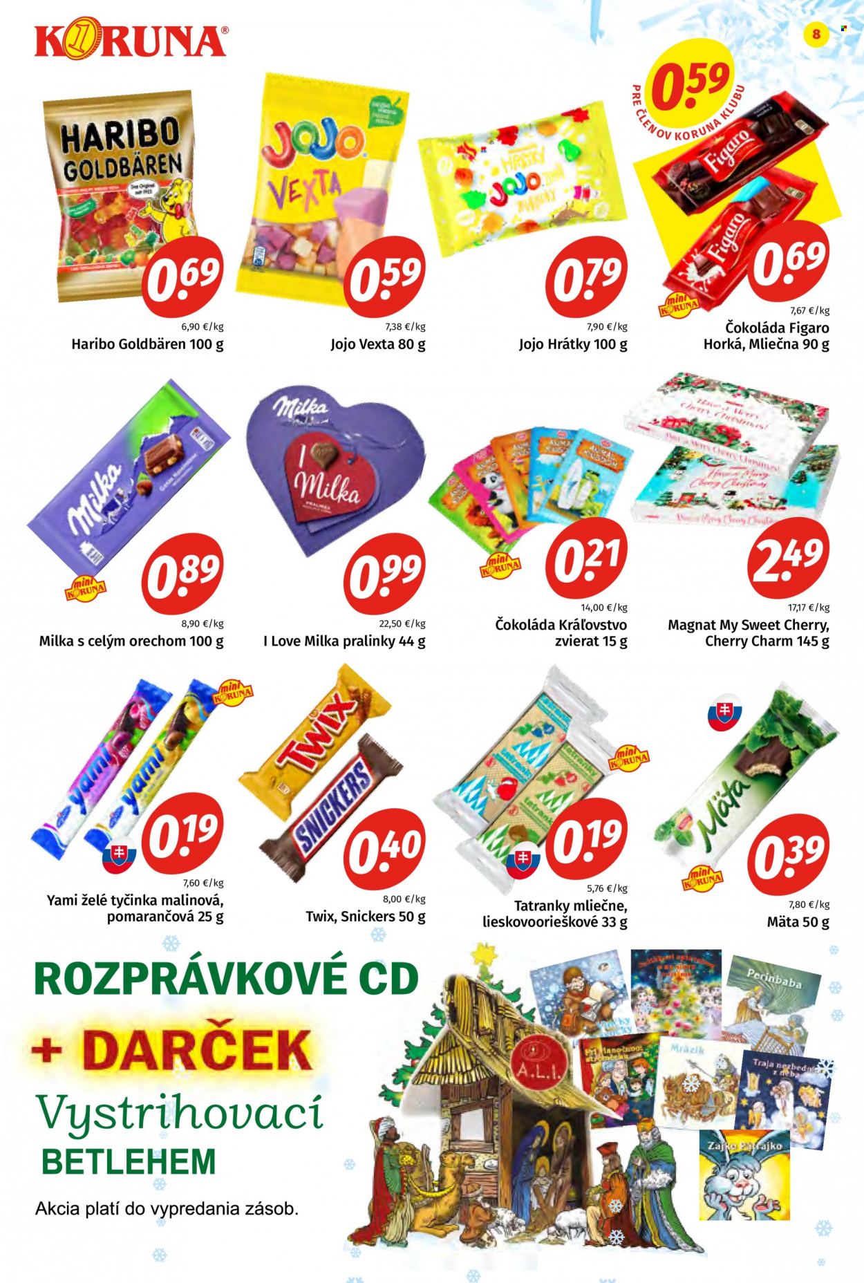 Leták Potraviny KORUNA - 19.11.2021 - 8.12.2021. Strana 8