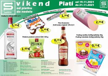 Leták Sintra - 19.11.2021 - 21.11.2021.