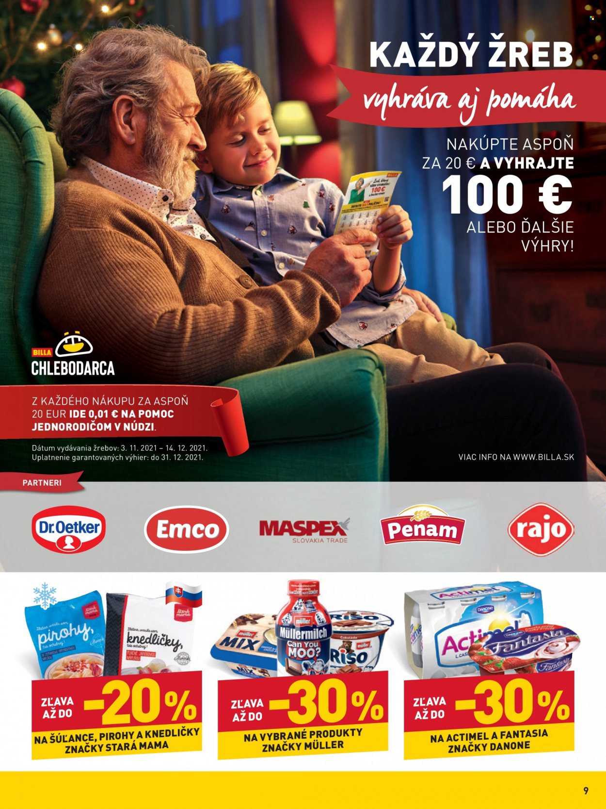 Leták Billa - 24.11.2021 - 30.11.2021. Strana 9