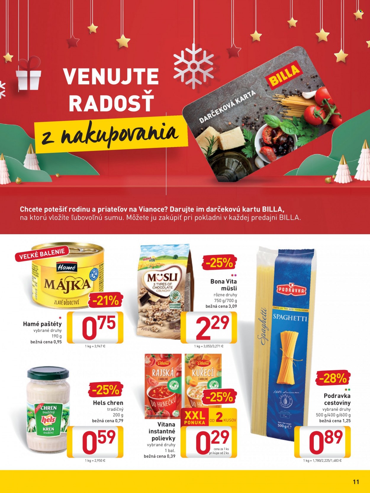 Leták Billa - 24.11.2021 - 30.11.2021. Strana 11