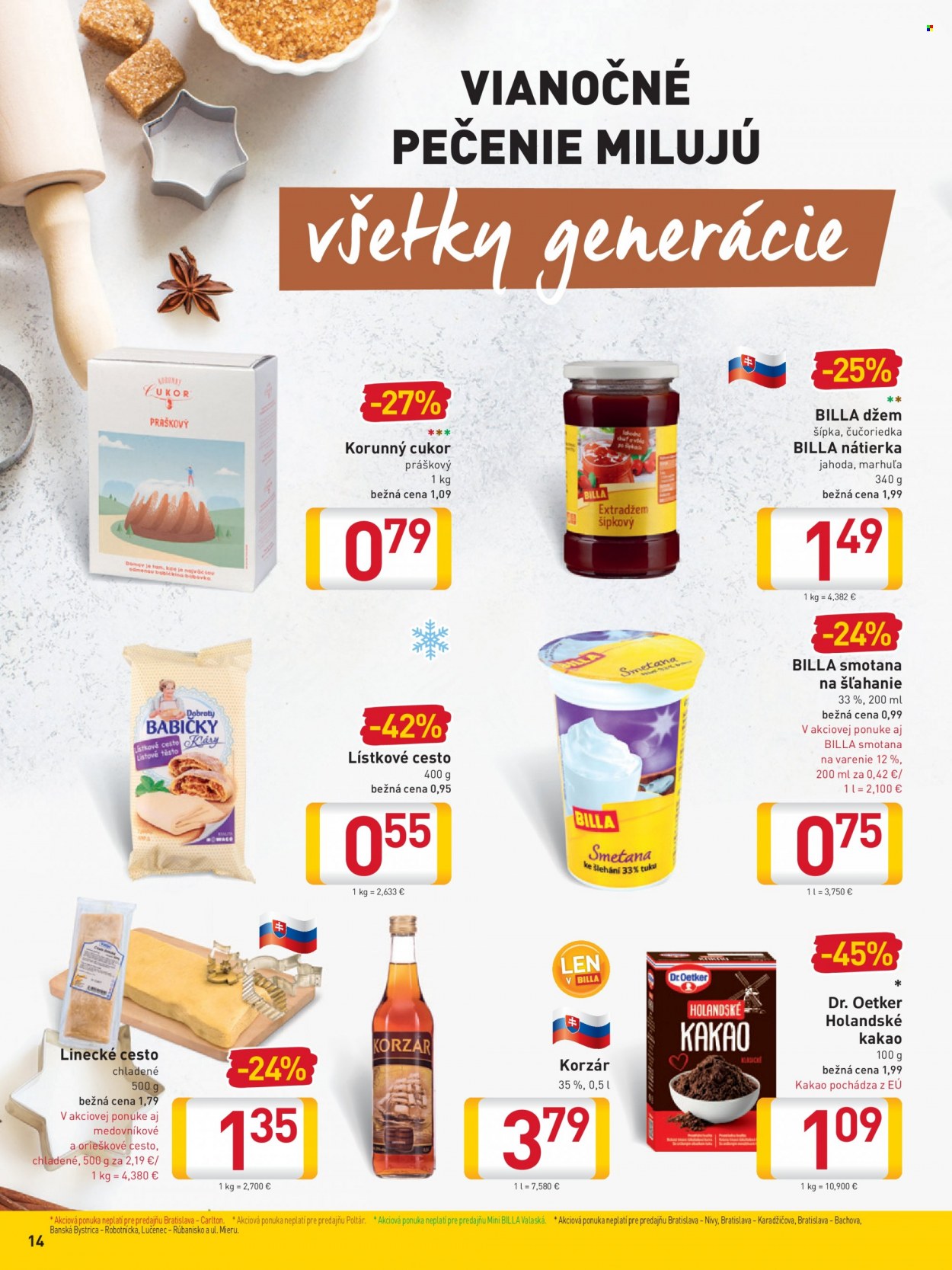 Leták Billa - 24.11.2021 - 30.11.2021. Strana 14