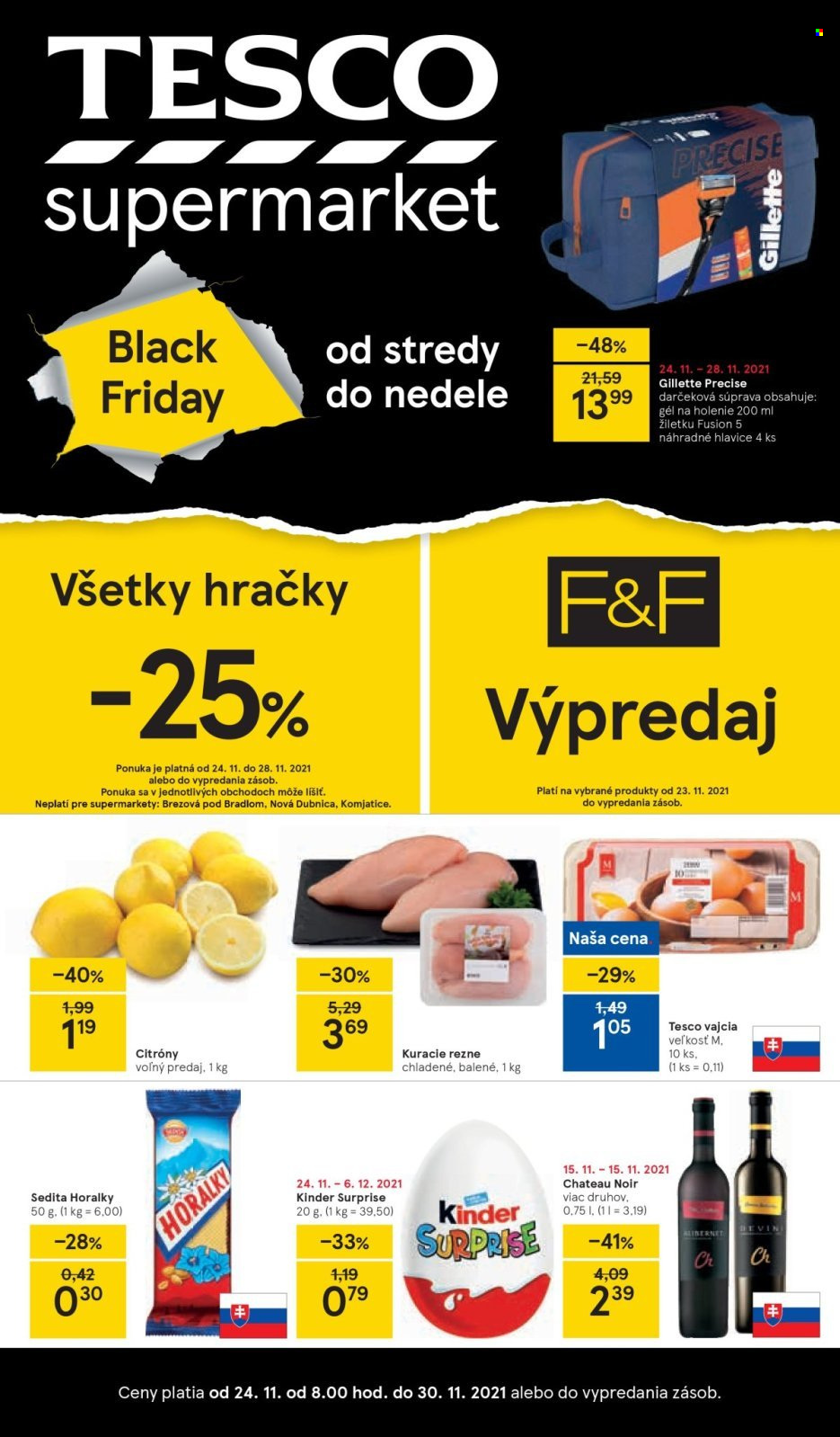 Leták TESCO supermarket - 24.11.2021 - 30.11.2021. Strana 1