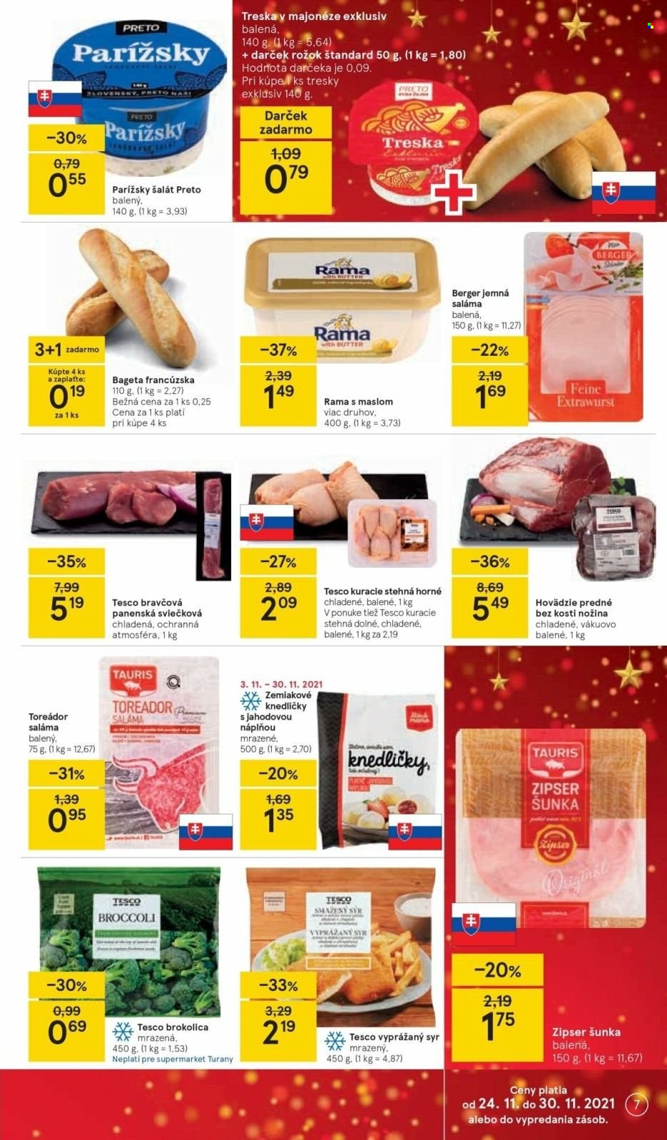 Leták TESCO supermarket - 24.11.2021 - 30.11.2021. Strana 7