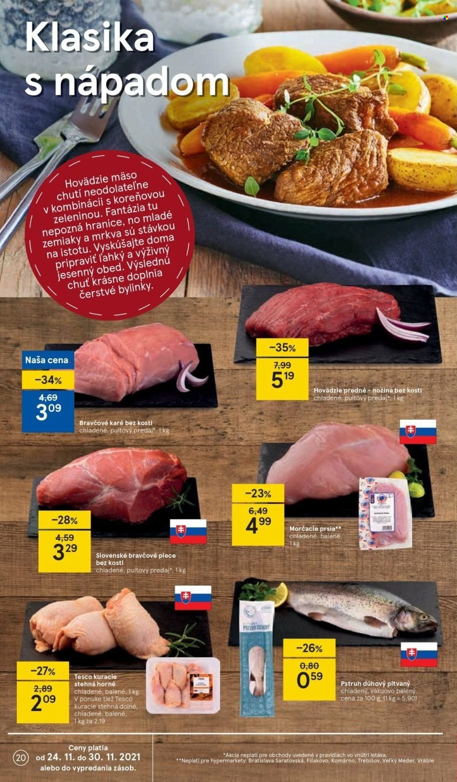 Leták TESCO - 24.11.2021 - 30.11.2021. Strana 20