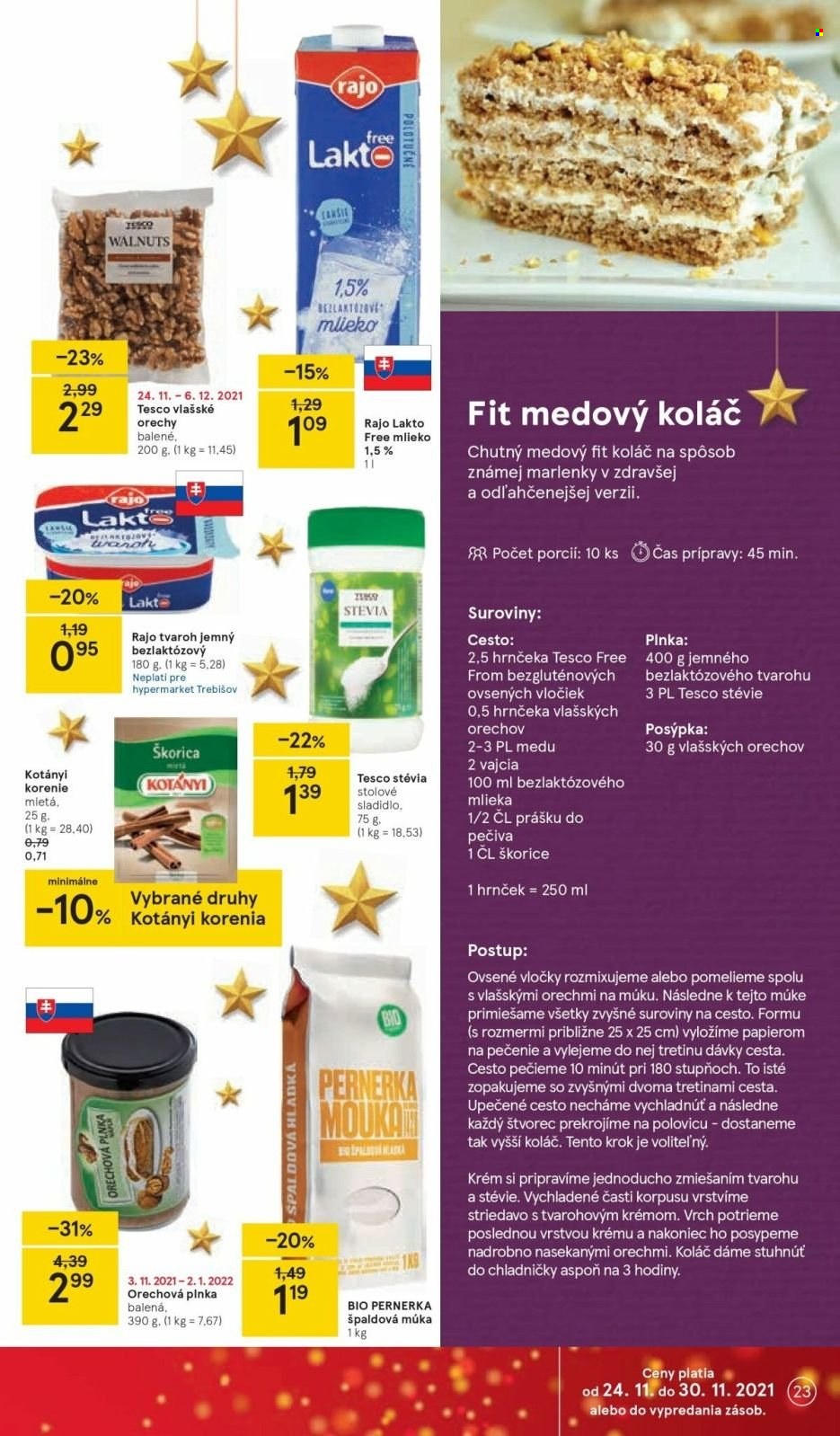 Leták TESCO - 24.11.2021 - 30.11.2021. Strana 23