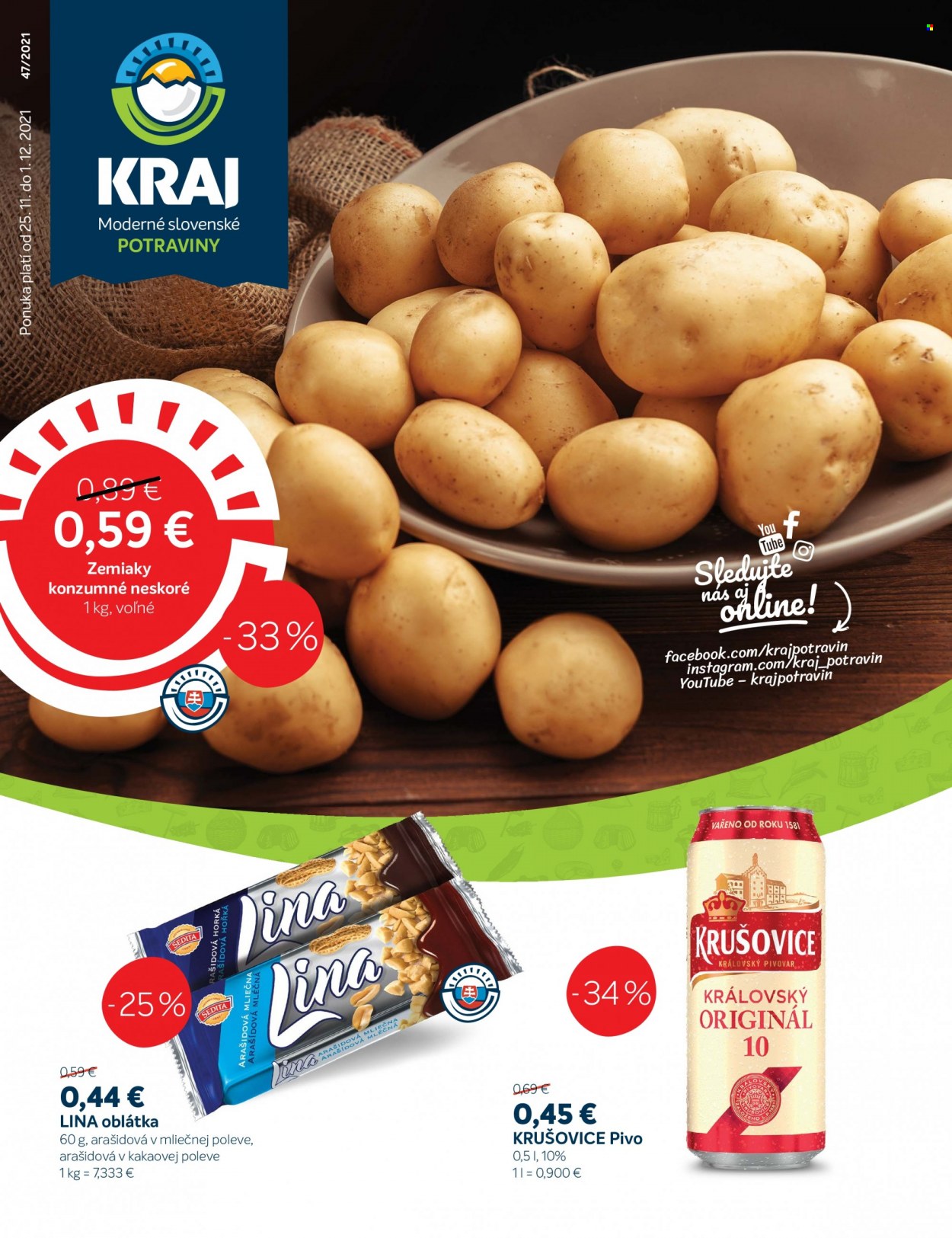 Leták Kraj - 25.11.2021 - 1.12.2021. Strana 1