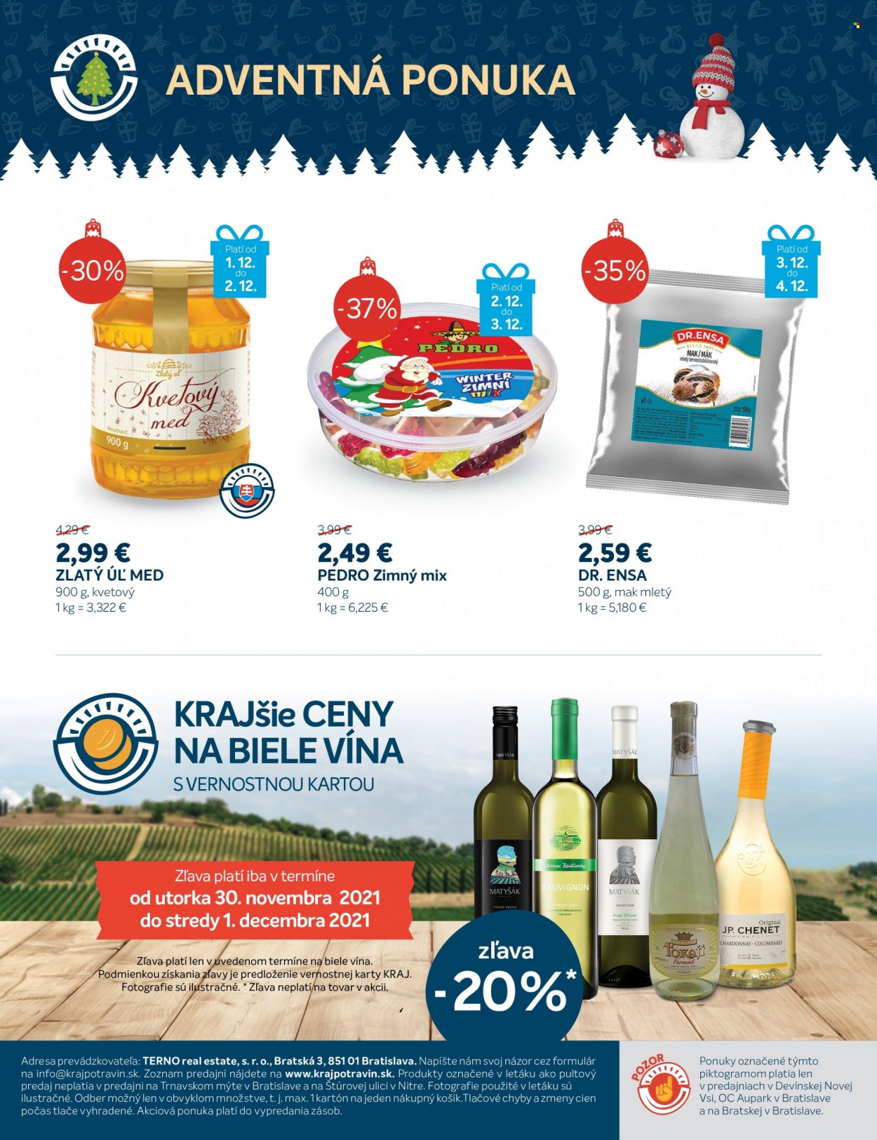 Leták Kraj - 25.11.2021 - 1.12.2021. Strana 8