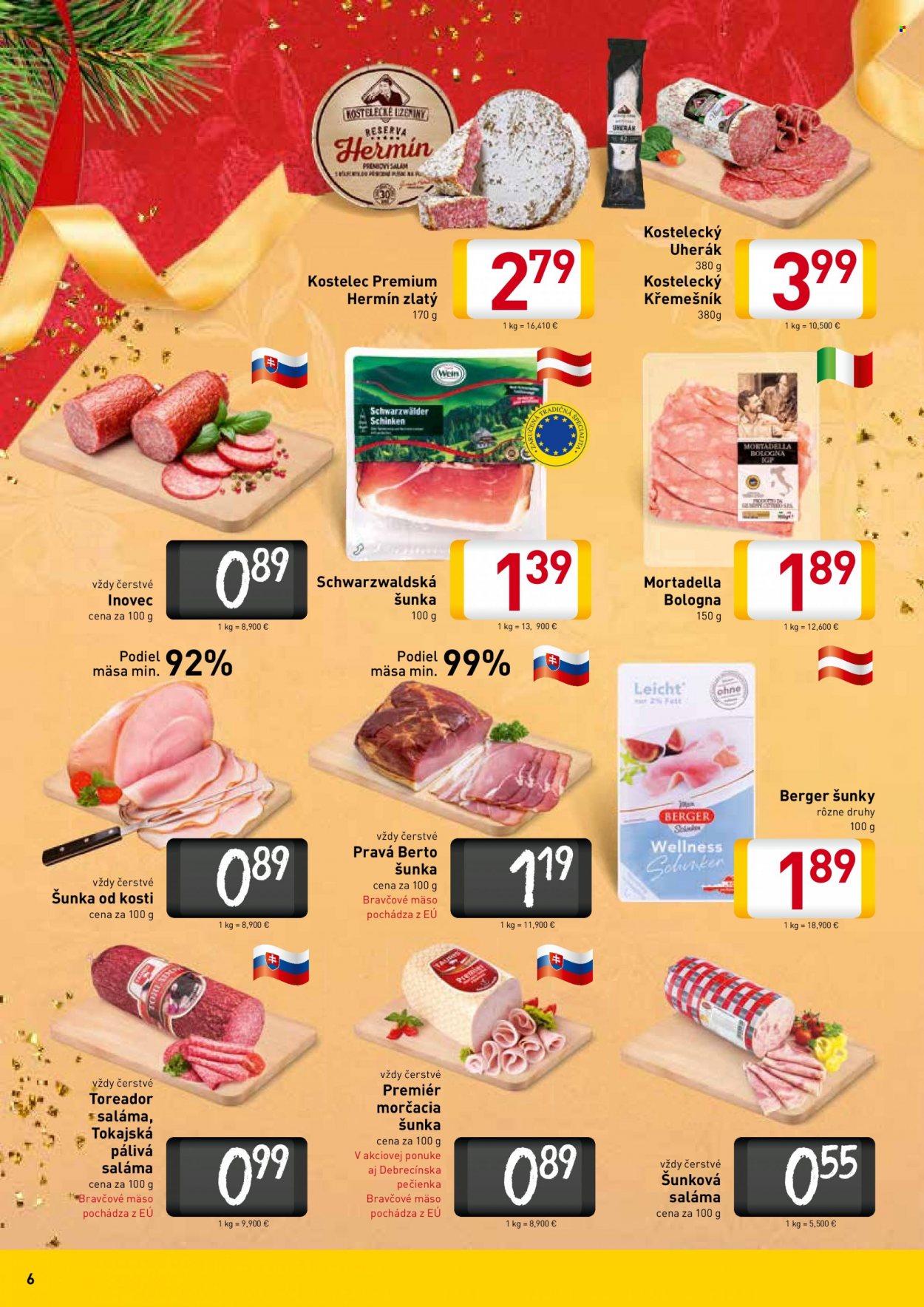 Leták Billa - 22.11.2021 - 31.12.2021. Strana 6