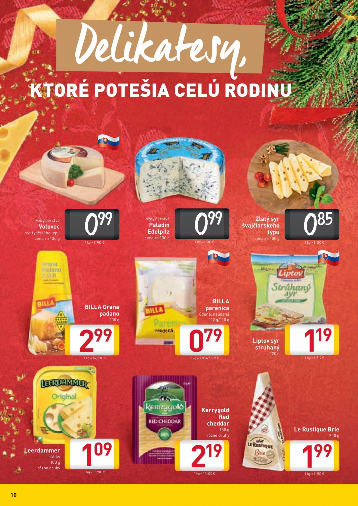 Leták Billa - 22.11.2021 - 31.12.2021. Strana 10