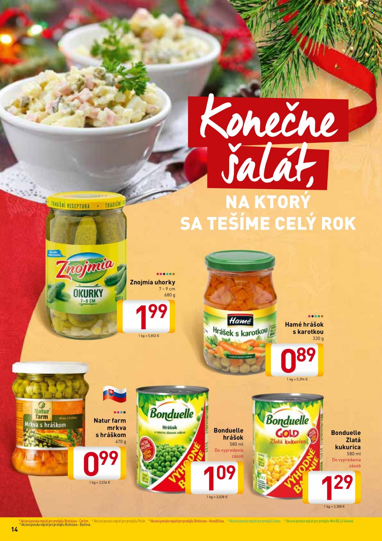 Leták Billa - 22.11.2021 - 31.12.2021. Strana 14