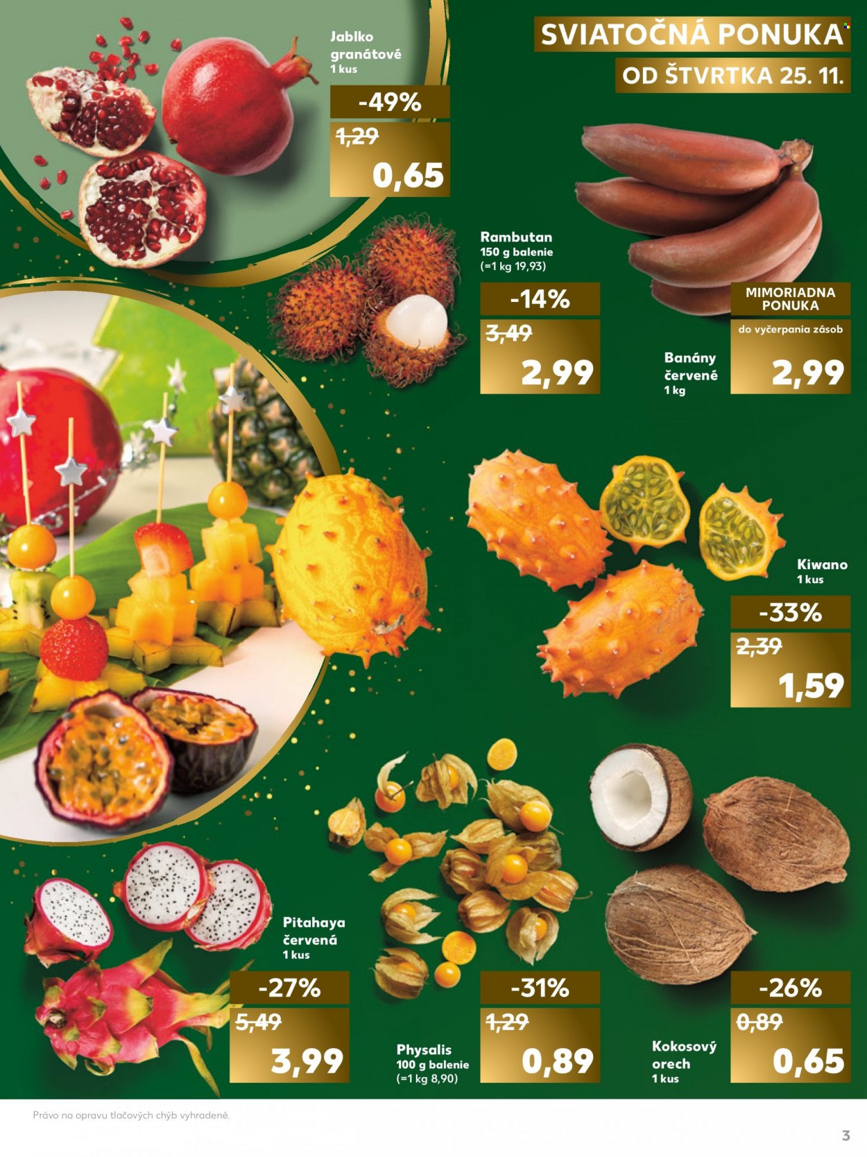 Leták Kaufland - 25.11.2021 - 24.12.2021. Strana 3