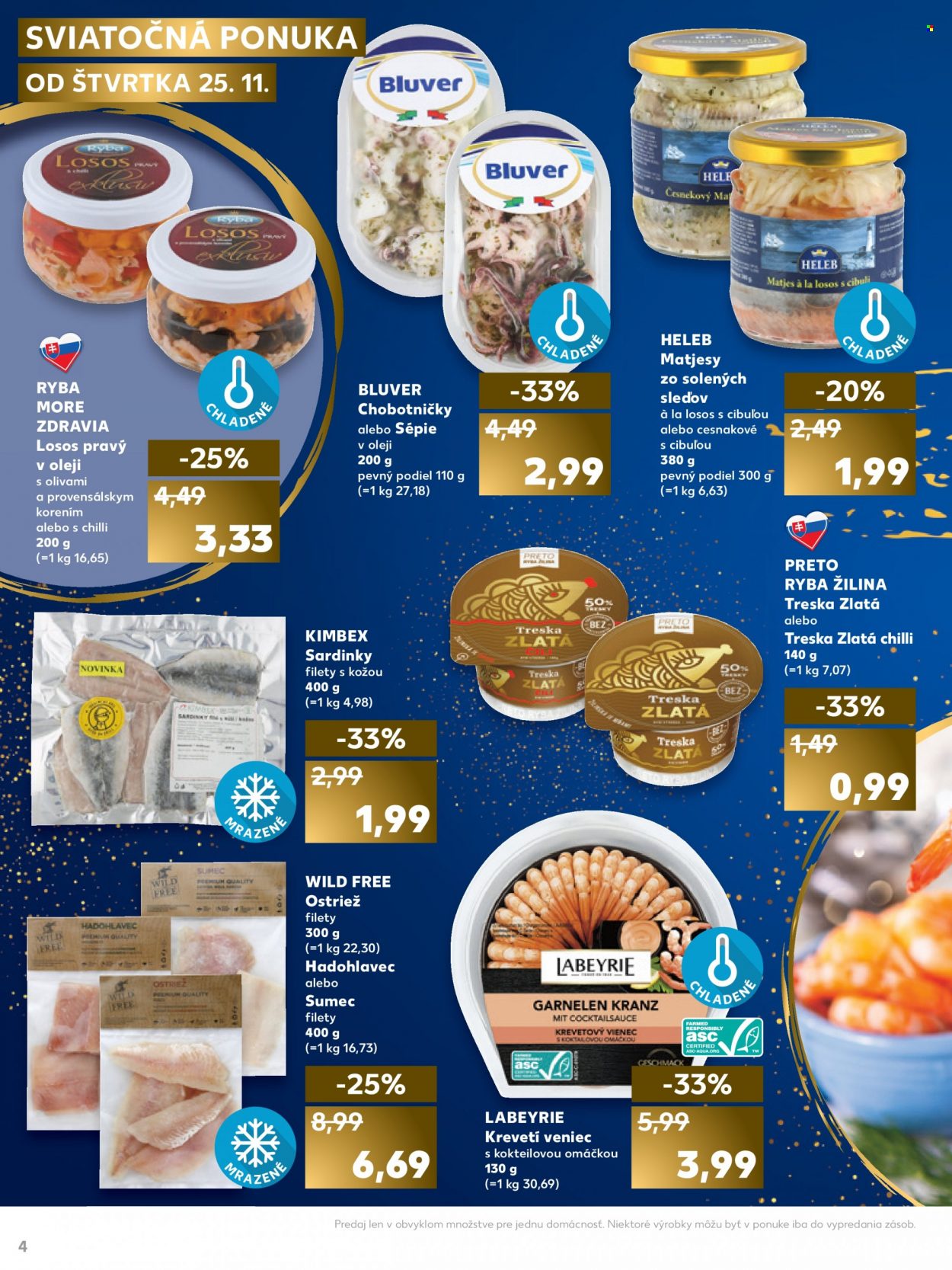 Leták Kaufland - 25.11.2021 - 24.12.2021. Strana 4