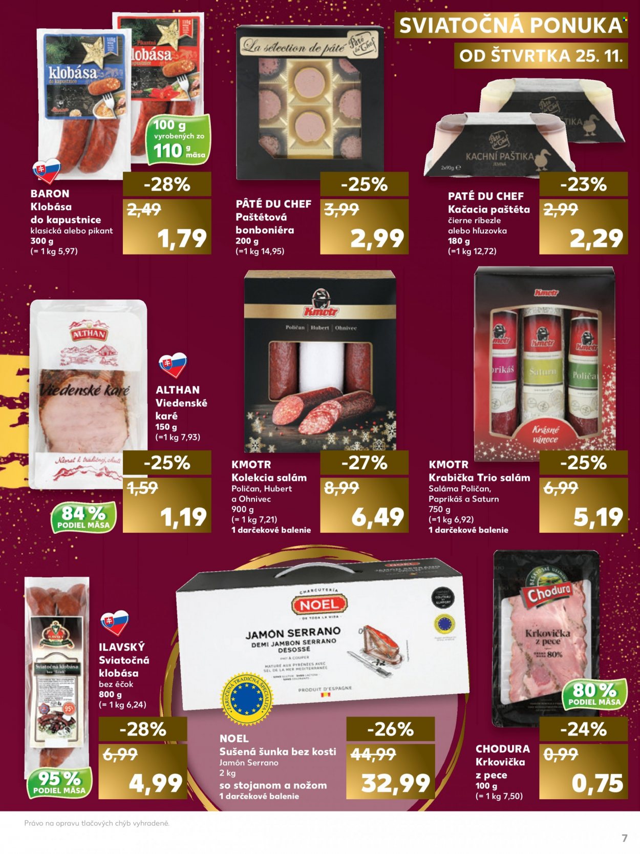 Leták Kaufland - 25.11.2021 - 24.12.2021. Strana 7