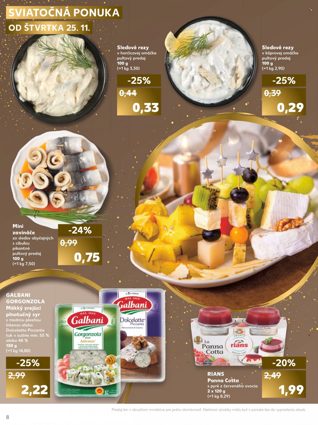 Leták Kaufland - 25.11.2021 - 24.12.2021. Strana 8