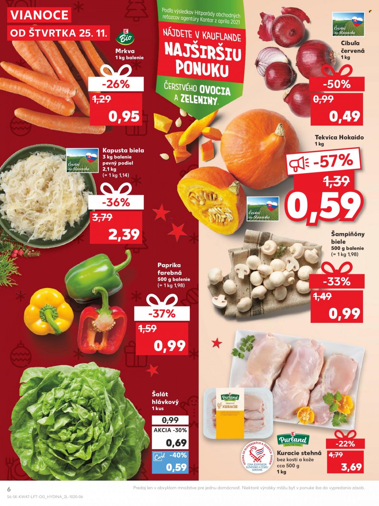 Leták Kaufland - 25.11.2021 - 1.12.2021. Strana 6