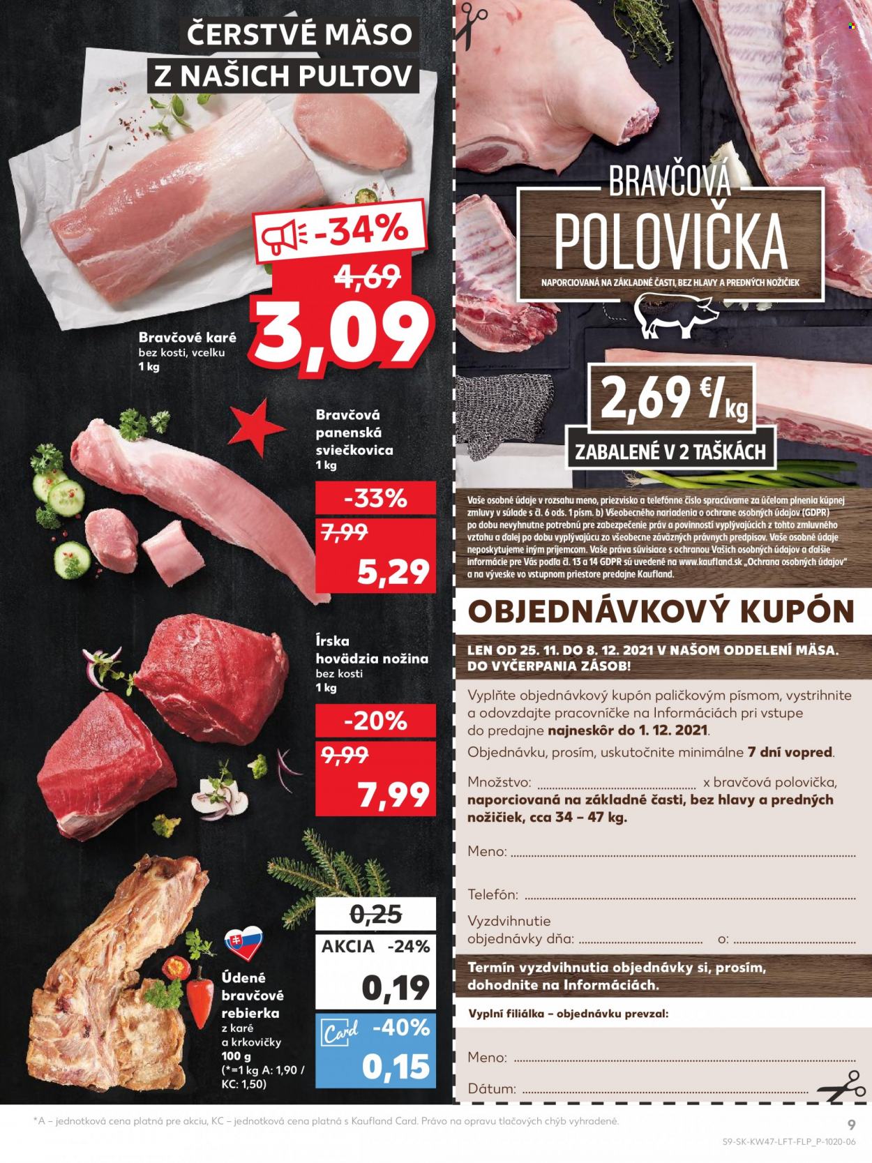 Leták Kaufland - 25.11.2021 - 1.12.2021. Strana 9