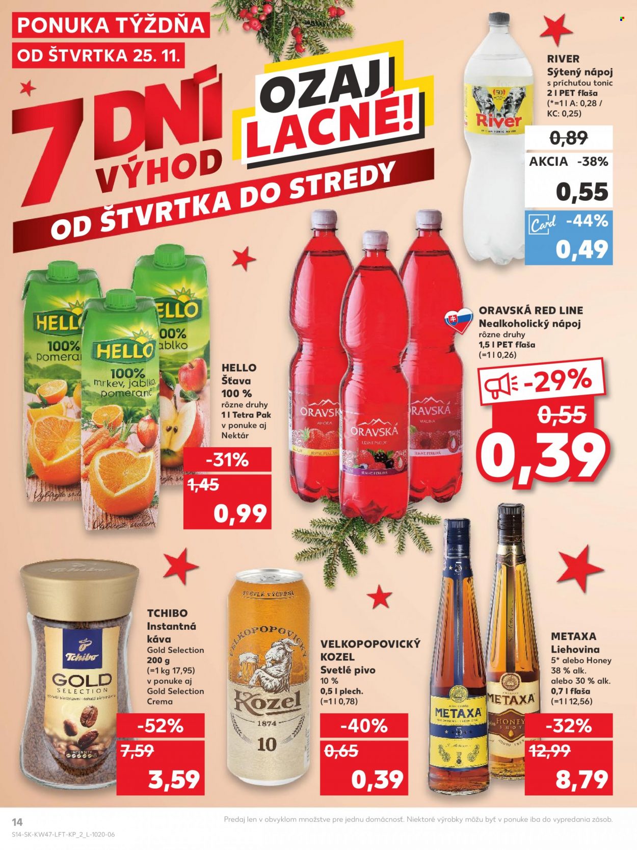 Leták Kaufland - 25.11.2021 - 1.12.2021. Strana 14