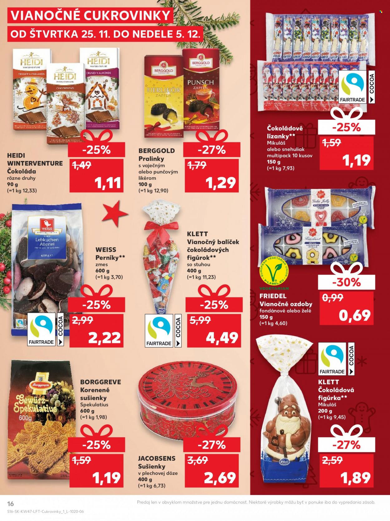 Leták Kaufland - 25.11.2021 - 1.12.2021. Strana 16