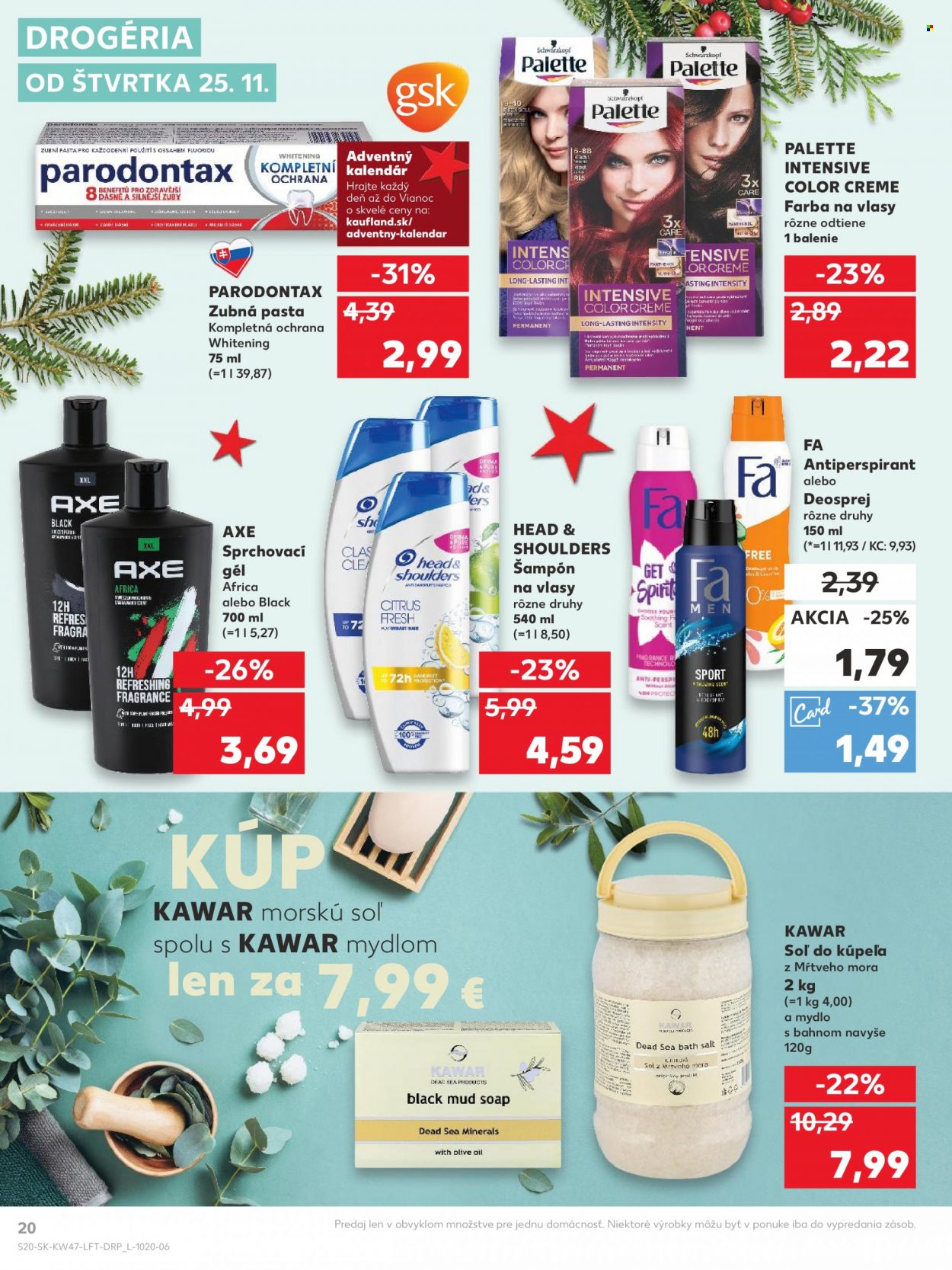 Leták Kaufland - 25.11.2021 - 1.12.2021. Strana 20