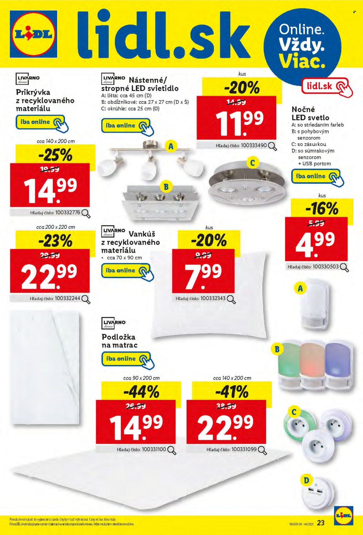 Leták Lidl - 29.11.2021 - 5.12.2021. Strana 22