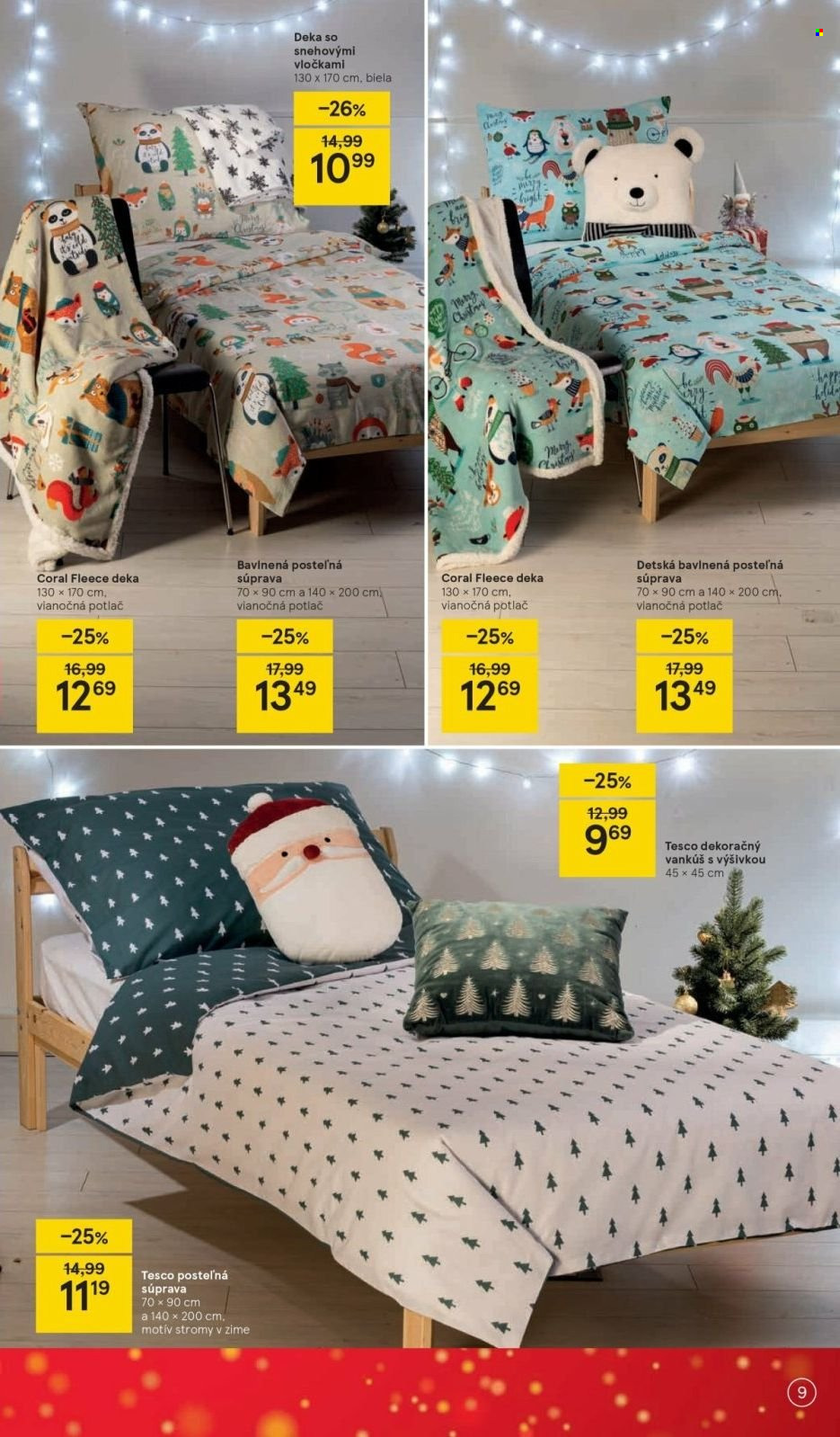 Leták TESCO - 29.11.2021 - 24.12.2021. Strana 9