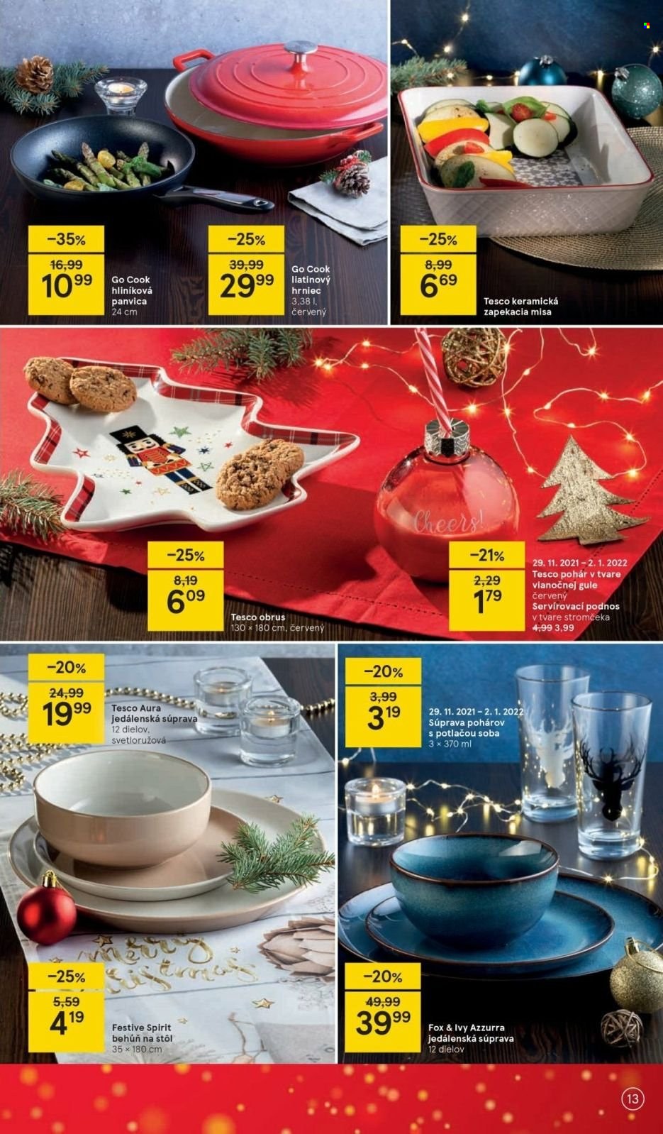 Leták TESCO - 29.11.2021 - 24.12.2021. Strana 13