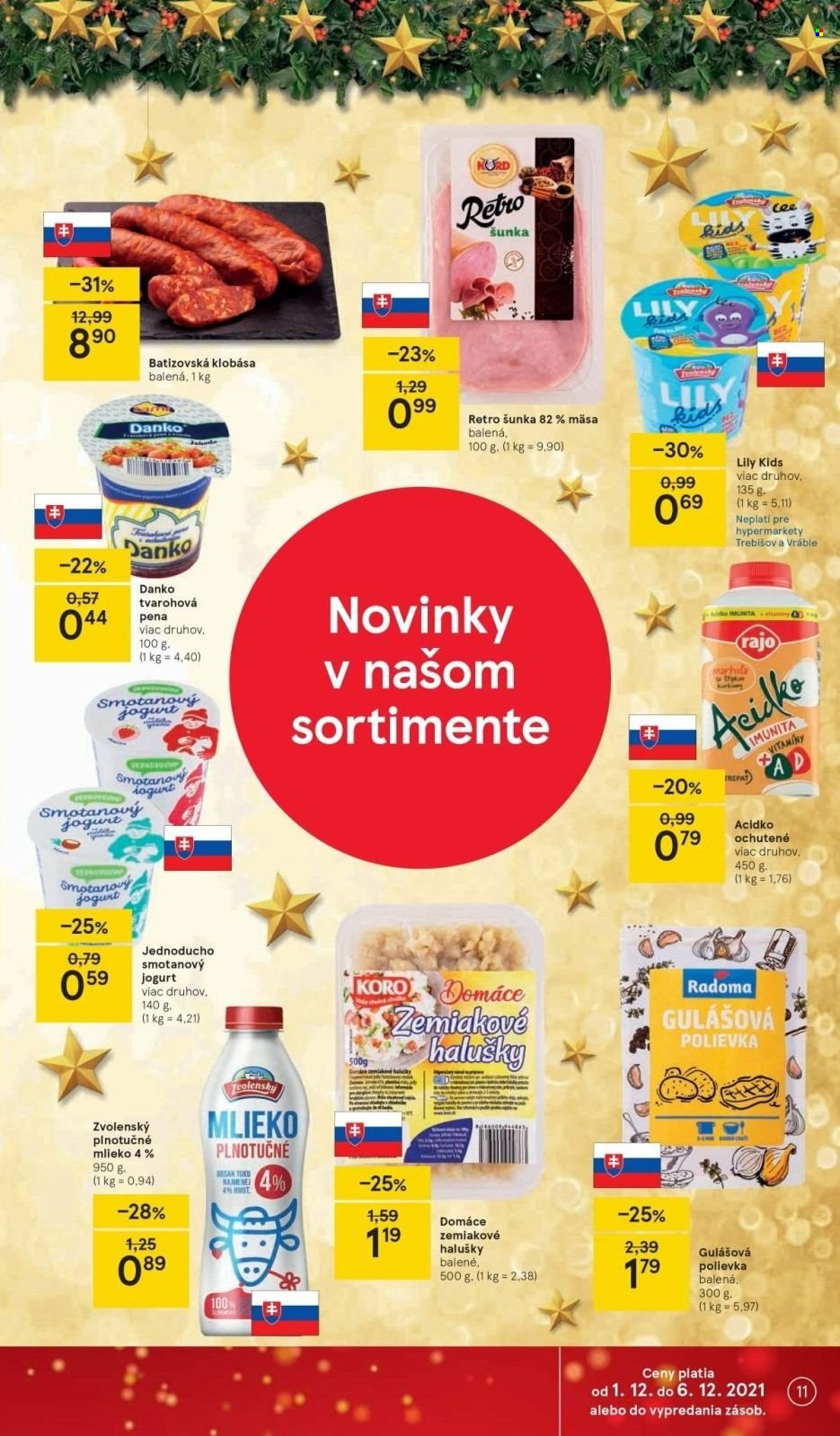 Leták TESCO - 1.12.2021 - 6.12.2021. Strana 11