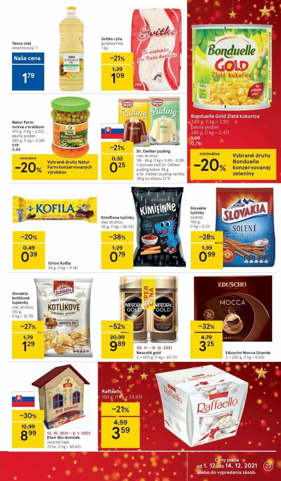 Leták TESCO - 1.12.2021 - 6.12.2021. Strana 23