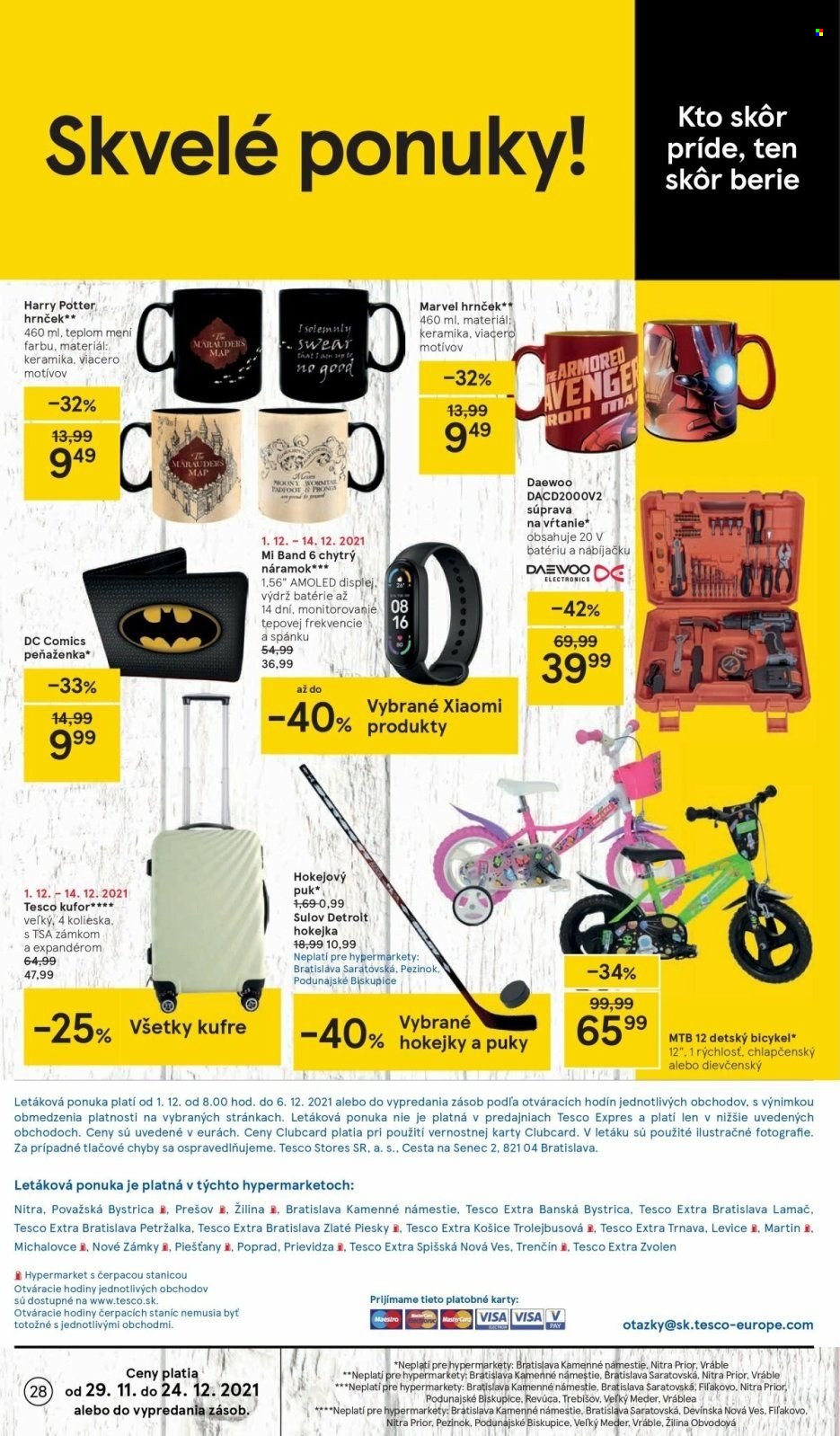 Leták TESCO - 1.12.2021 - 6.12.2021. Strana 28