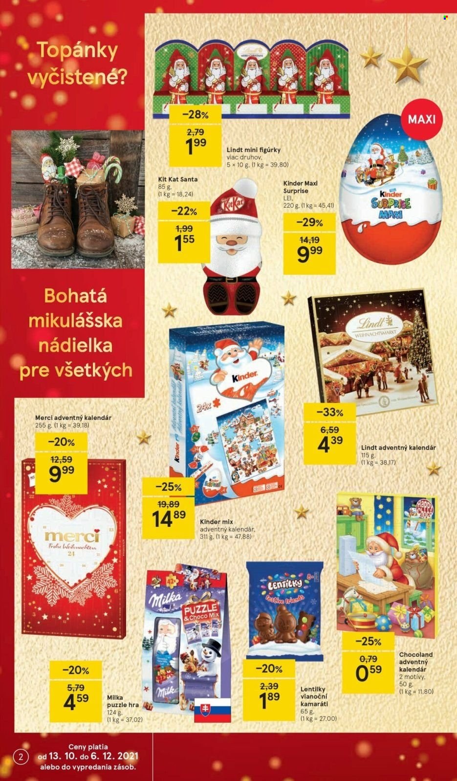 Leták TESCO supermarket - 1.12.2021 - 6.12.2021. Strana 2