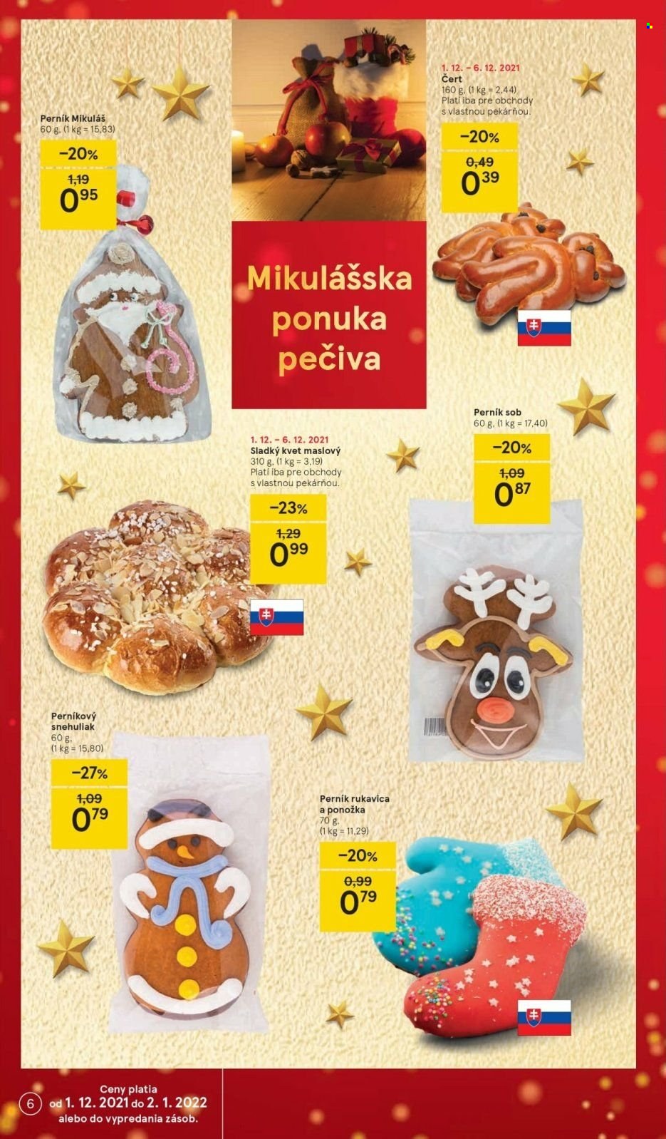 Leták TESCO supermarket - 1.12.2021 - 6.12.2021. Strana 6