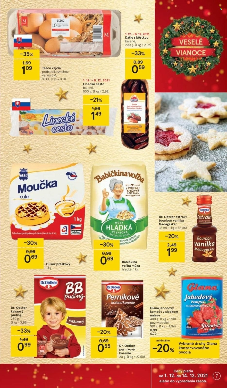 Leták TESCO supermarket - 1.12.2021 - 6.12.2021. Strana 7