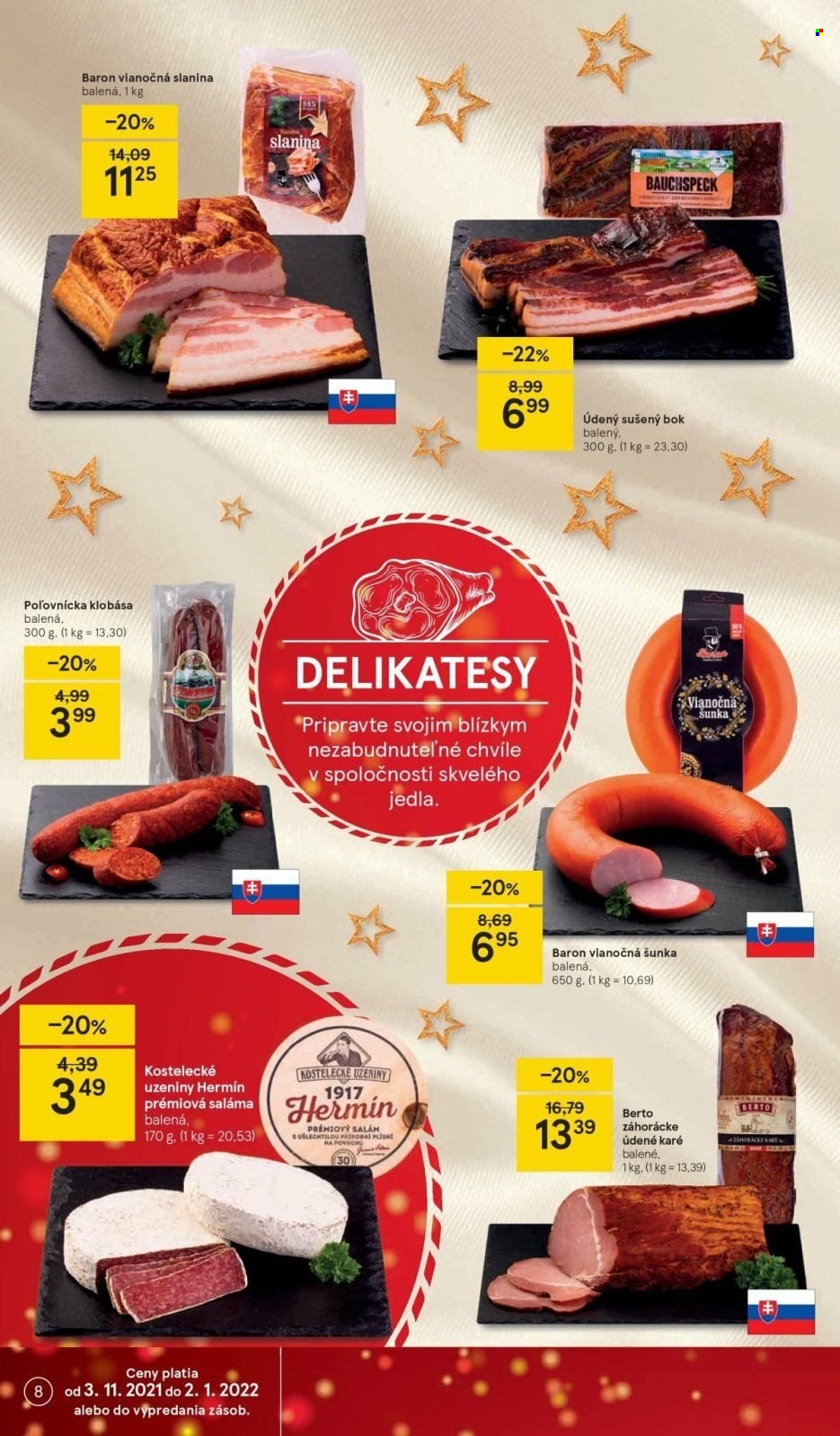 Leták TESCO supermarket - 1.12.2021 - 6.12.2021. Strana 8