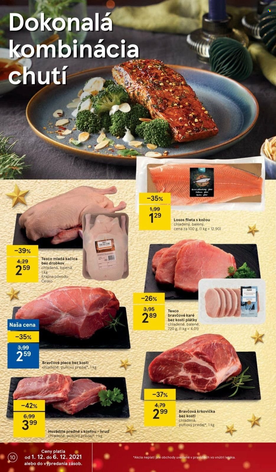 Leták TESCO supermarket - 1.12.2021 - 6.12.2021. Strana 10