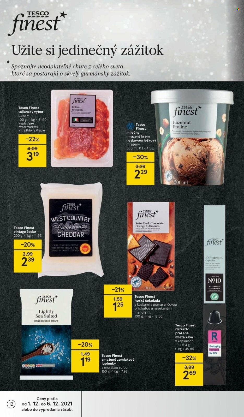 Leták TESCO supermarket - 1.12.2021 - 6.12.2021. Strana 12